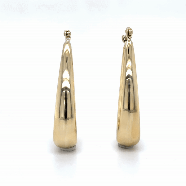 Aretes Oro Amarillo De 14K