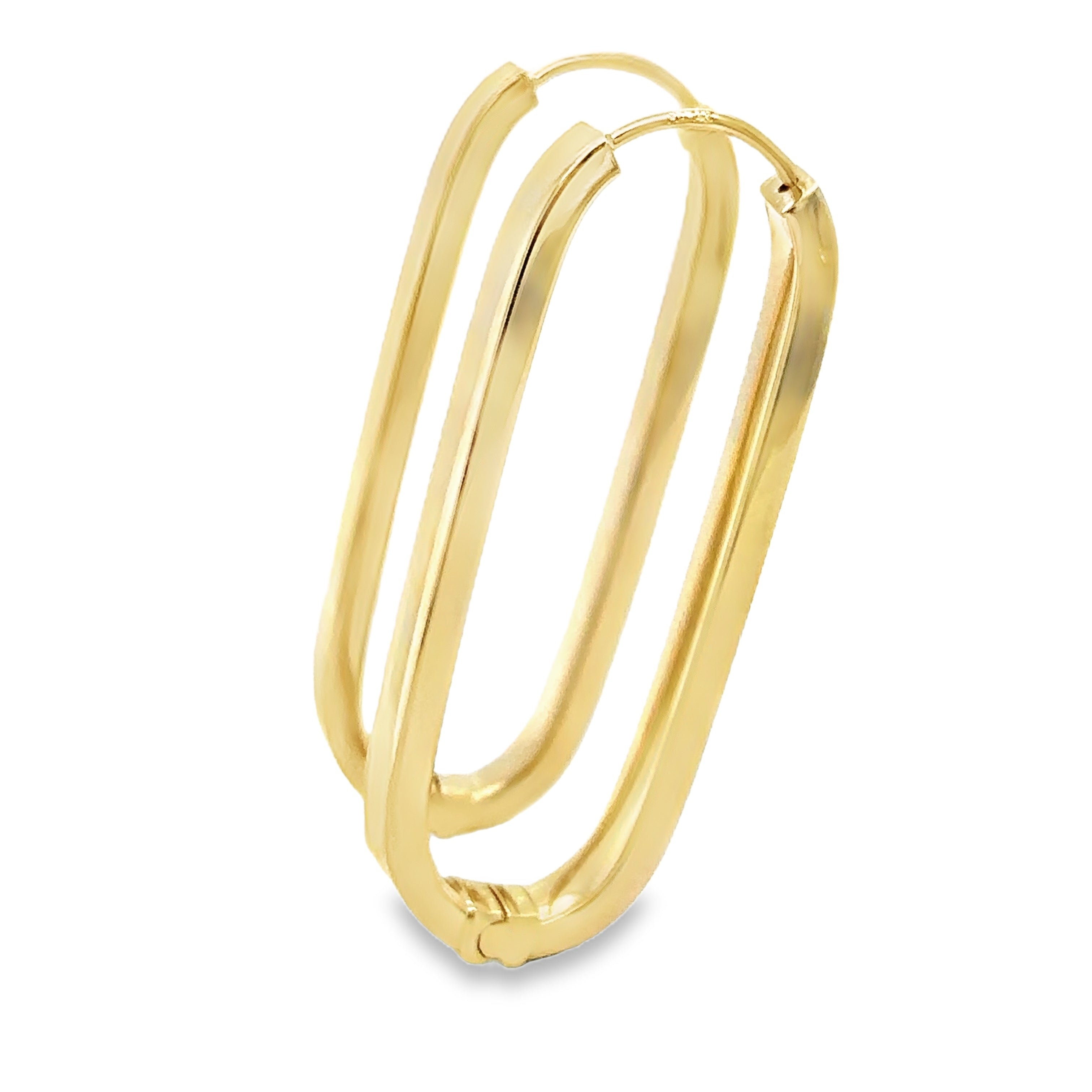 Aretes De Clip Oro Amarillo De 14K