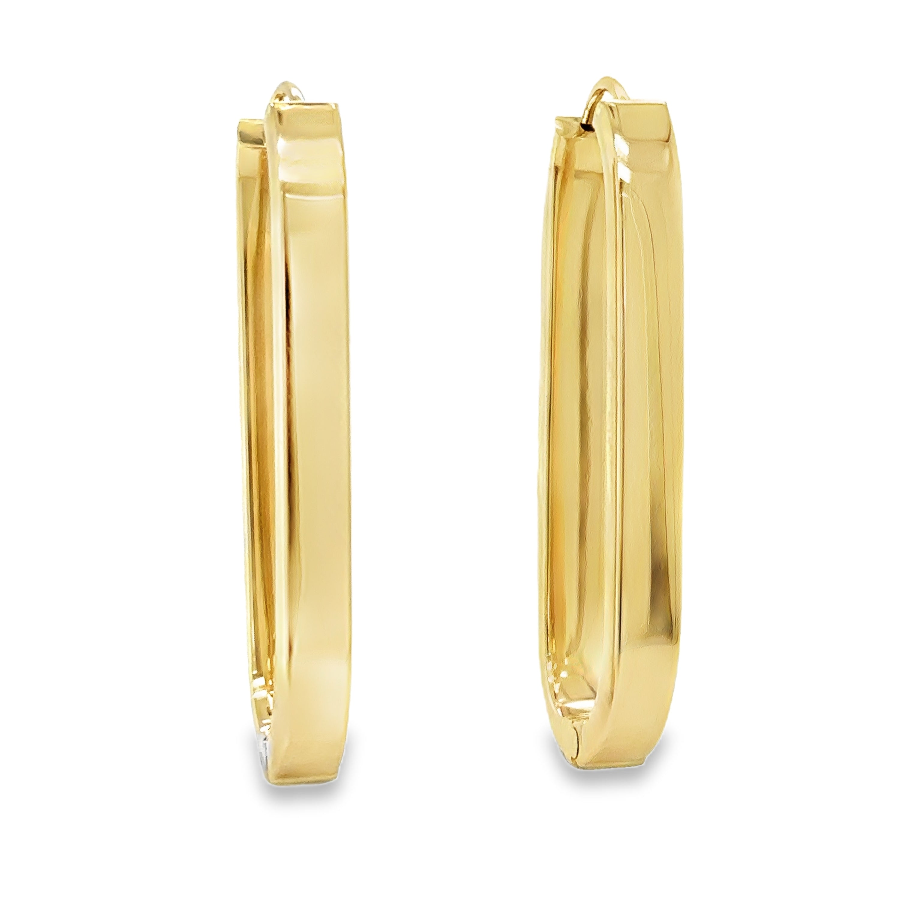 Aretes De Clip Oro Amarillo De 14K