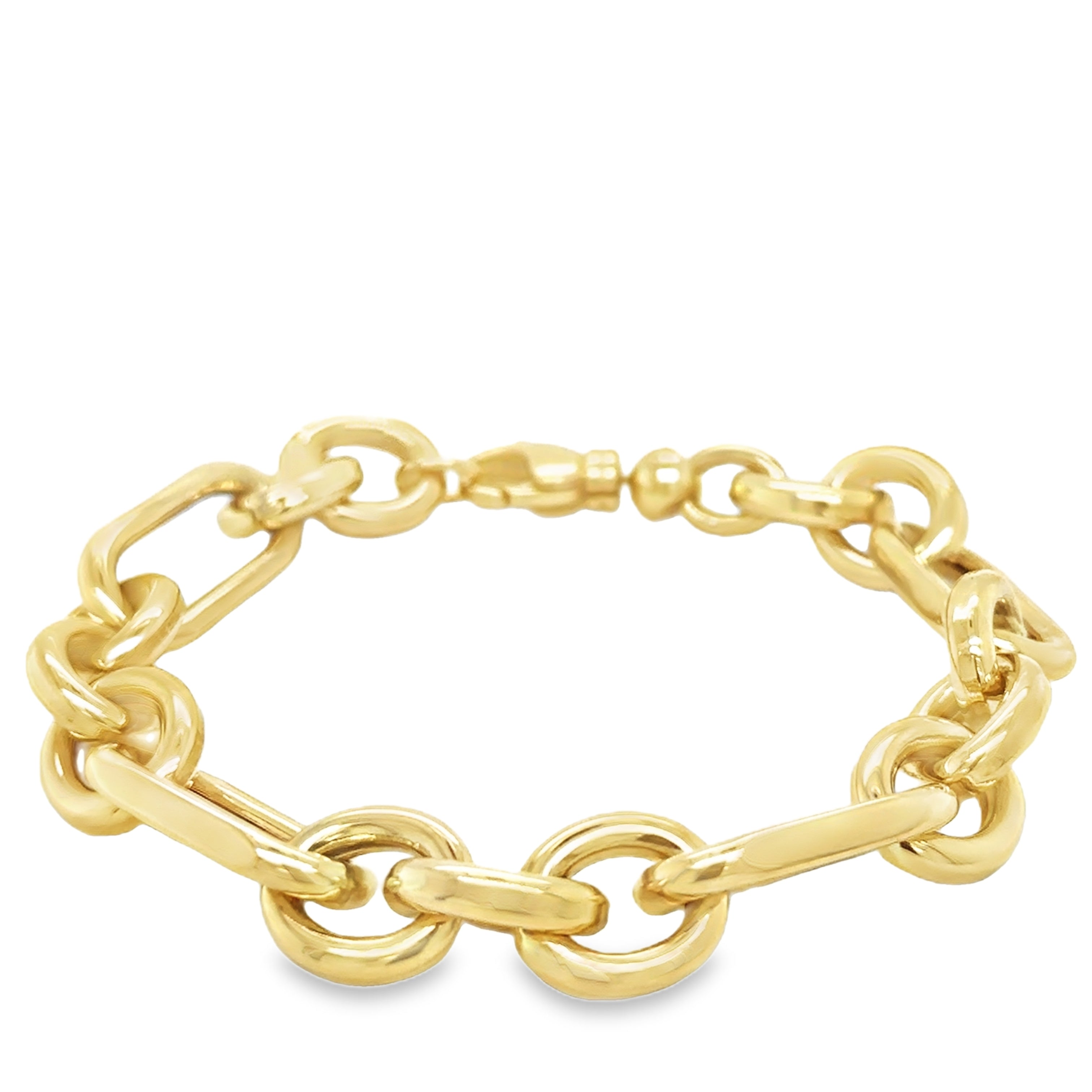 Pulsera De Oro Amarillo De 14K