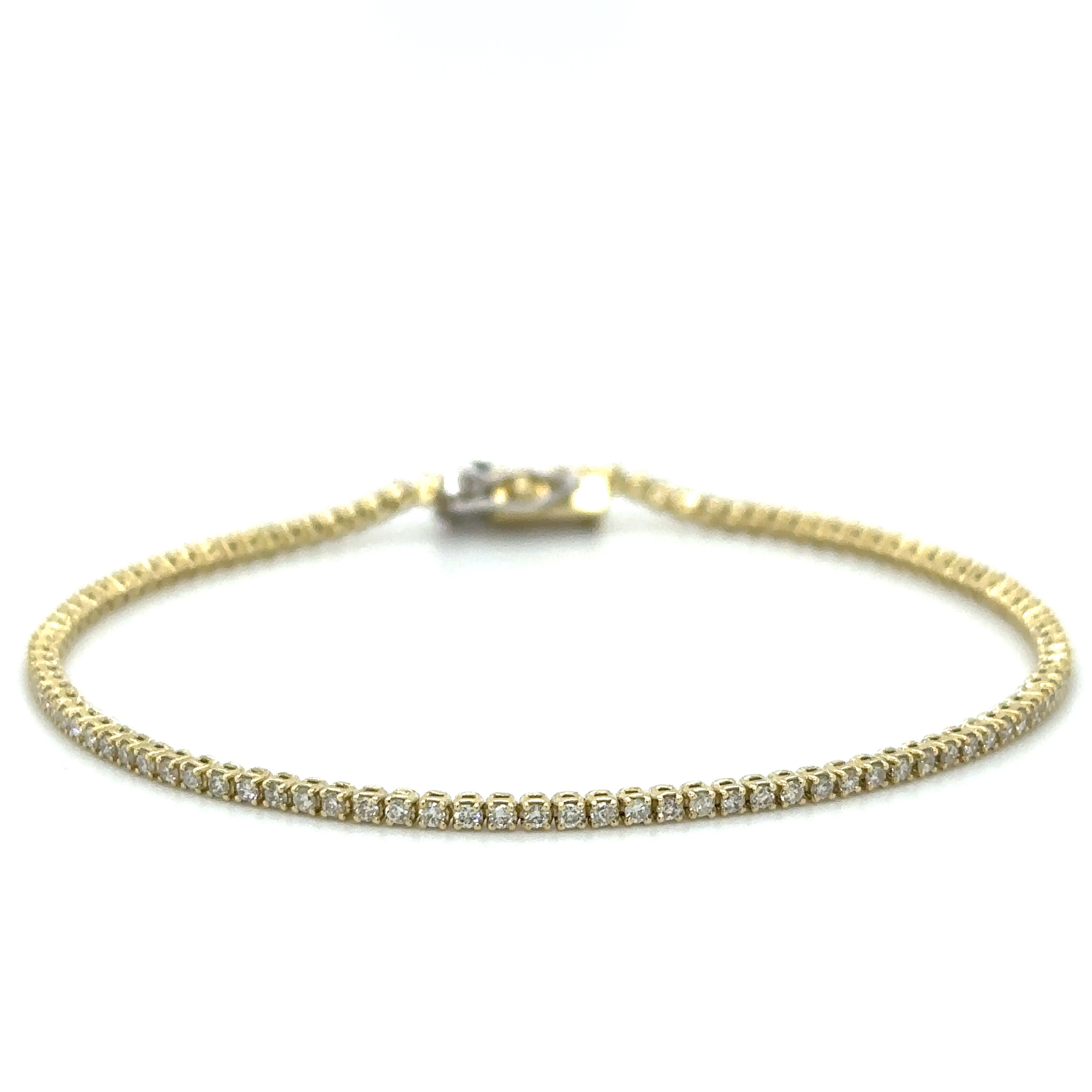 Brazalete De Tenis De Diamantes 1 Ct.
