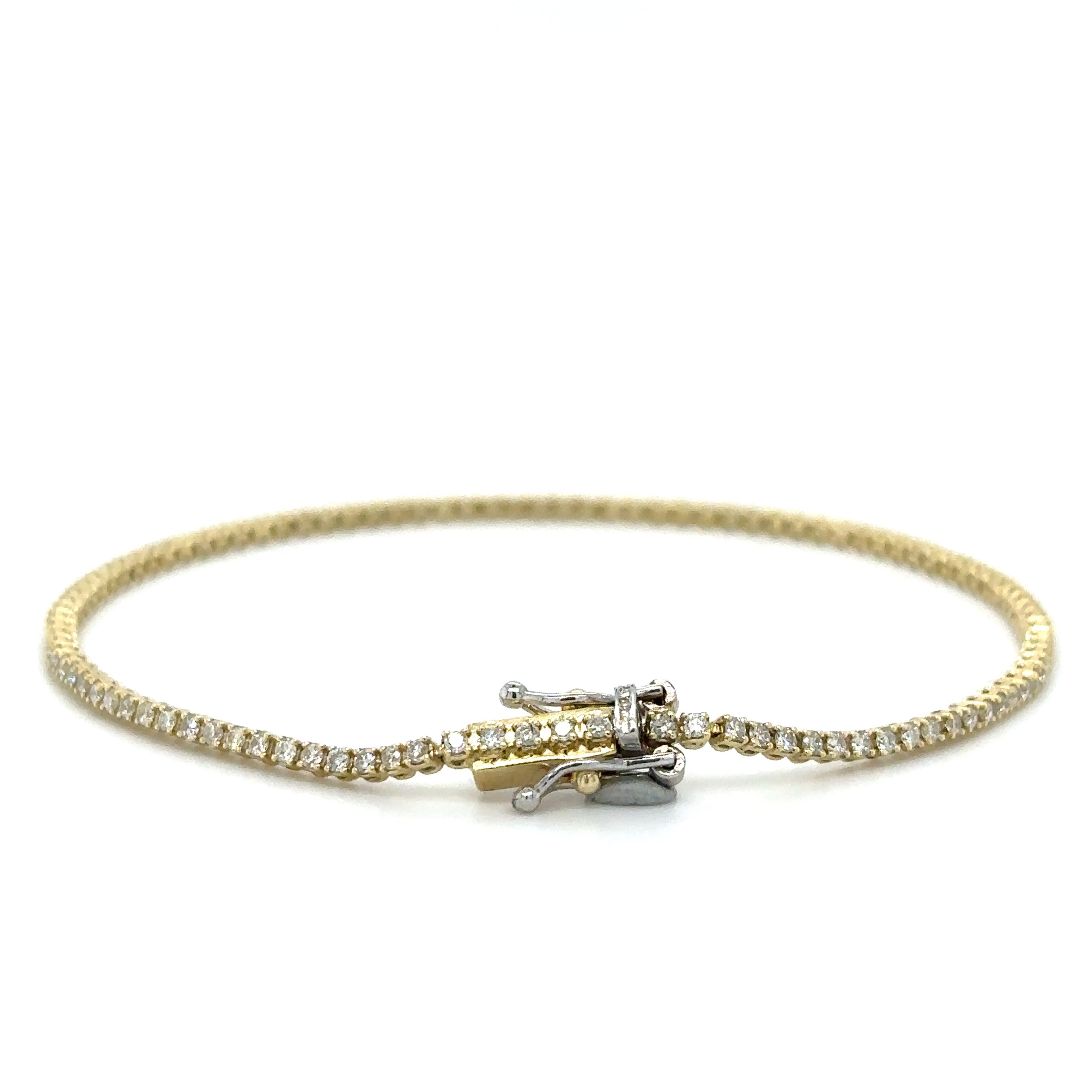 Brazalete De Tenis De Diamantes 1 Ct.