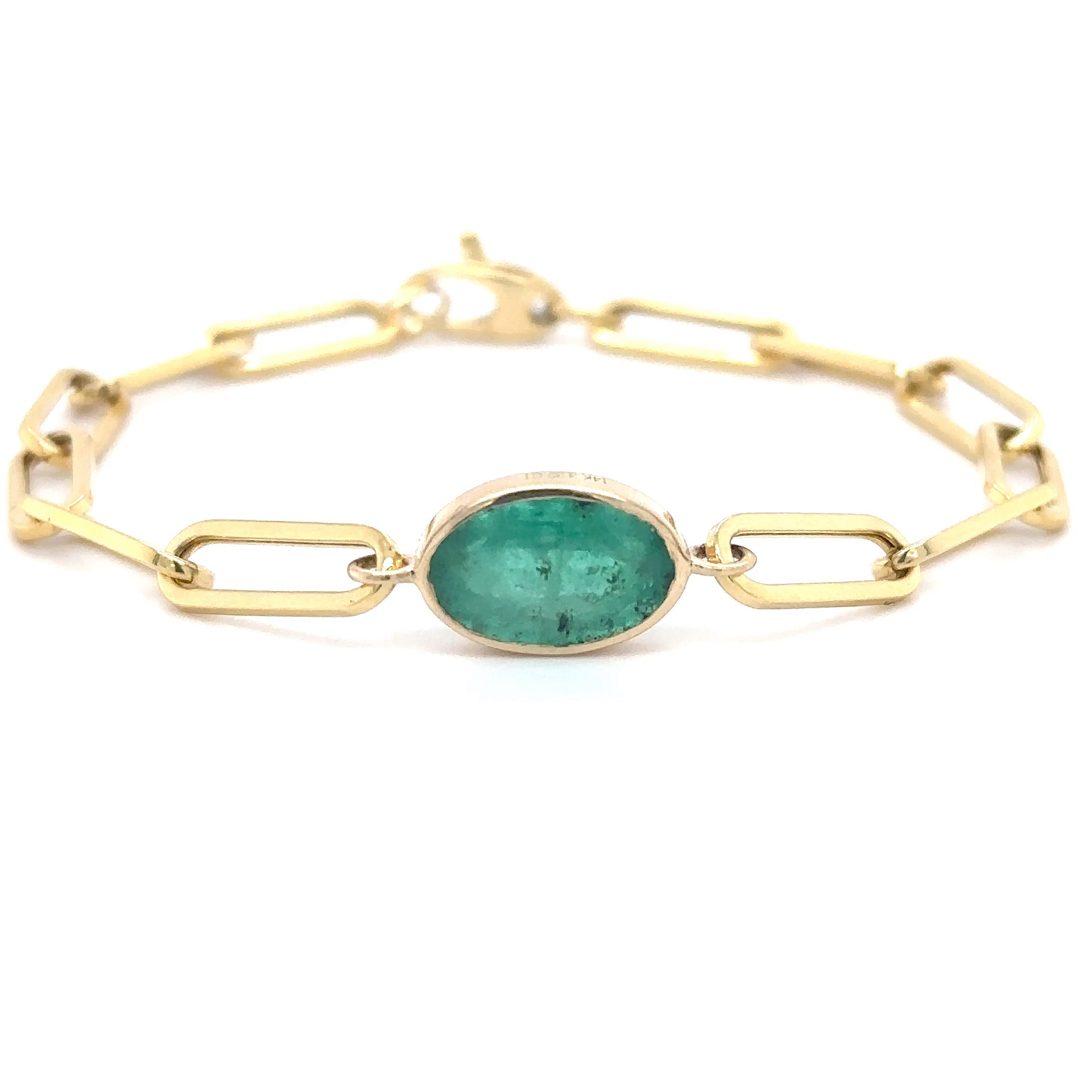 Pulsera De Oro Amarillo De 14 Kt 3.32 Ct.