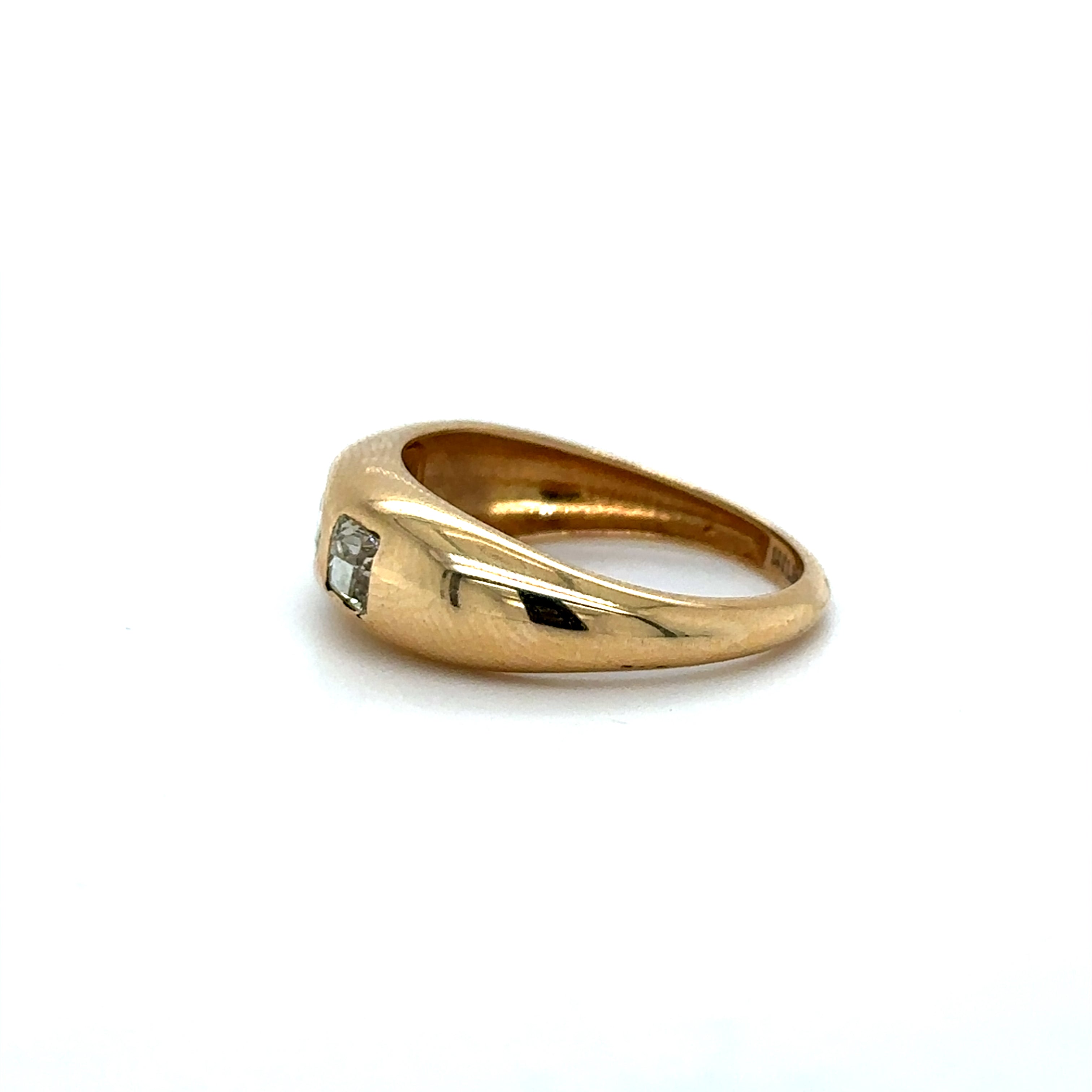 Anillo De Diamantes De Fantasía De Oro Amarillo De 14Kt 1.19 Ct.