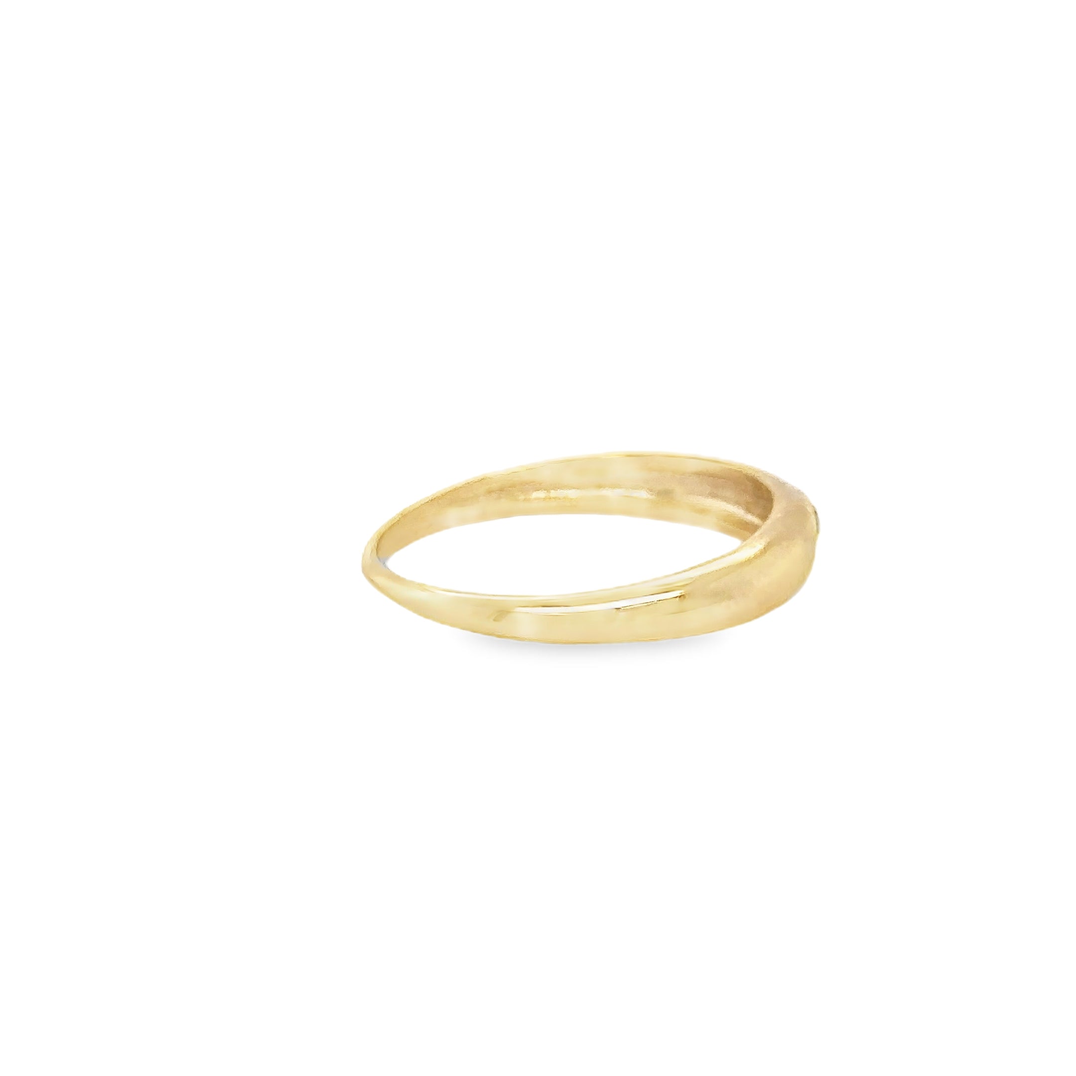 Anillo Rubí Oro Amarillo De 14Kt 0.09 Ct.