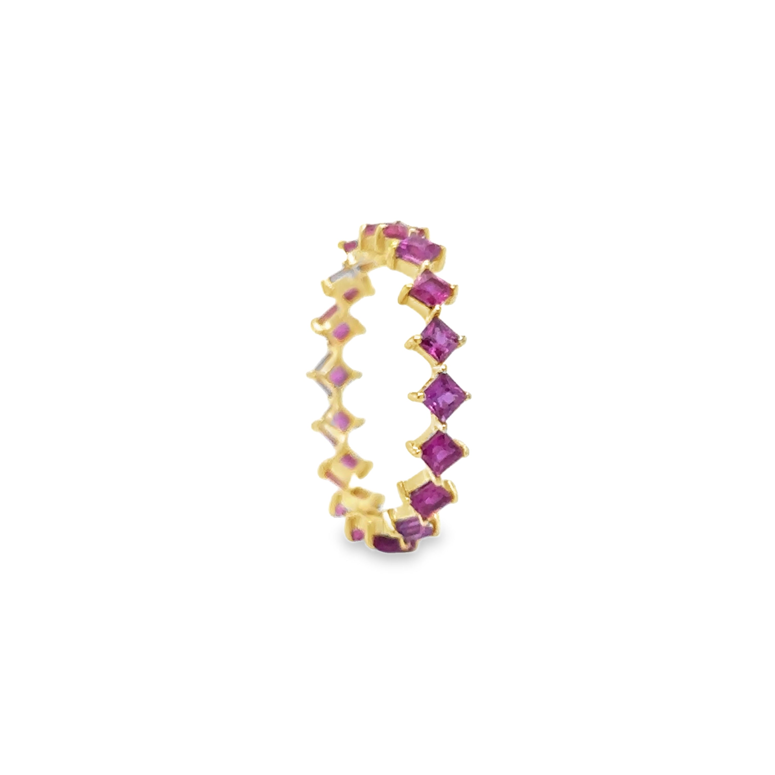 Anillo Rubí Oro Amarillo De 14Kt 1.5 Ct.