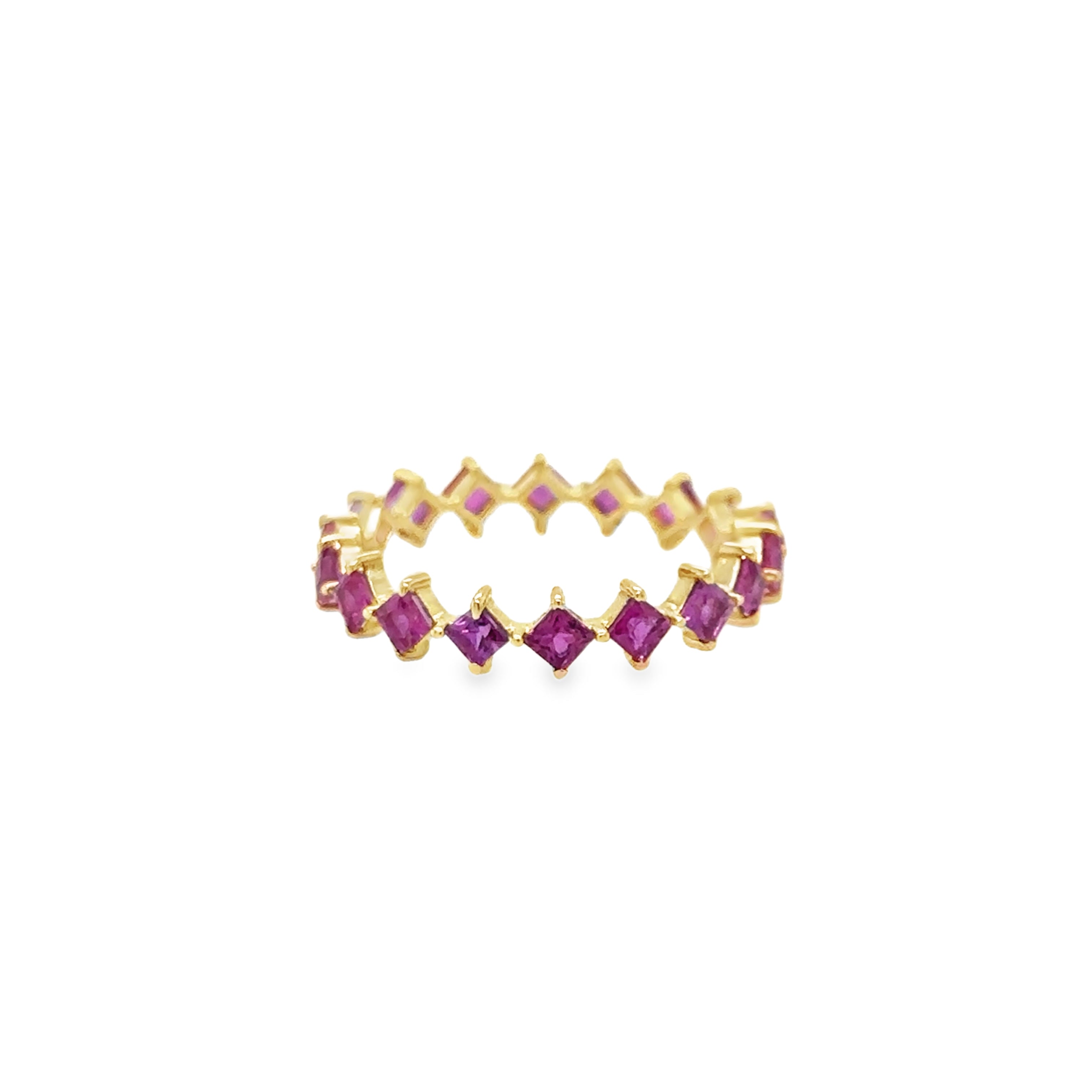 Anillo Rubí Oro Amarillo De 14Kt 1.5 Ct.