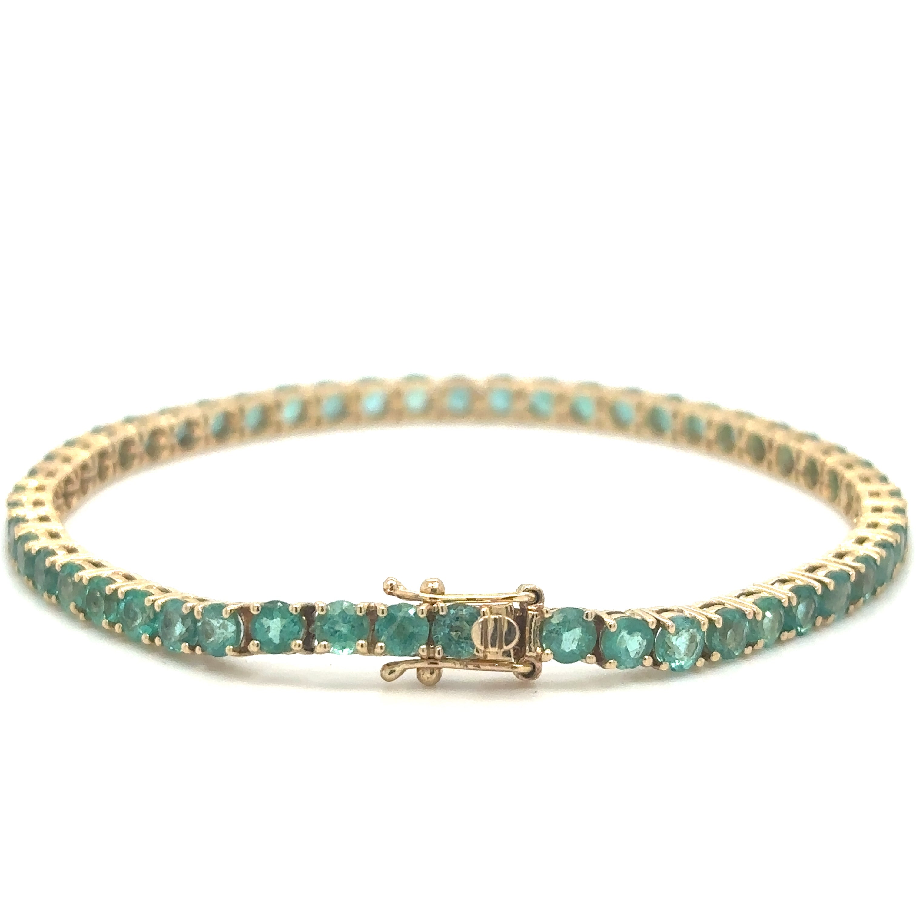 Pulsera De Oro Amarillo De 14 Kt 7.5 Ct.