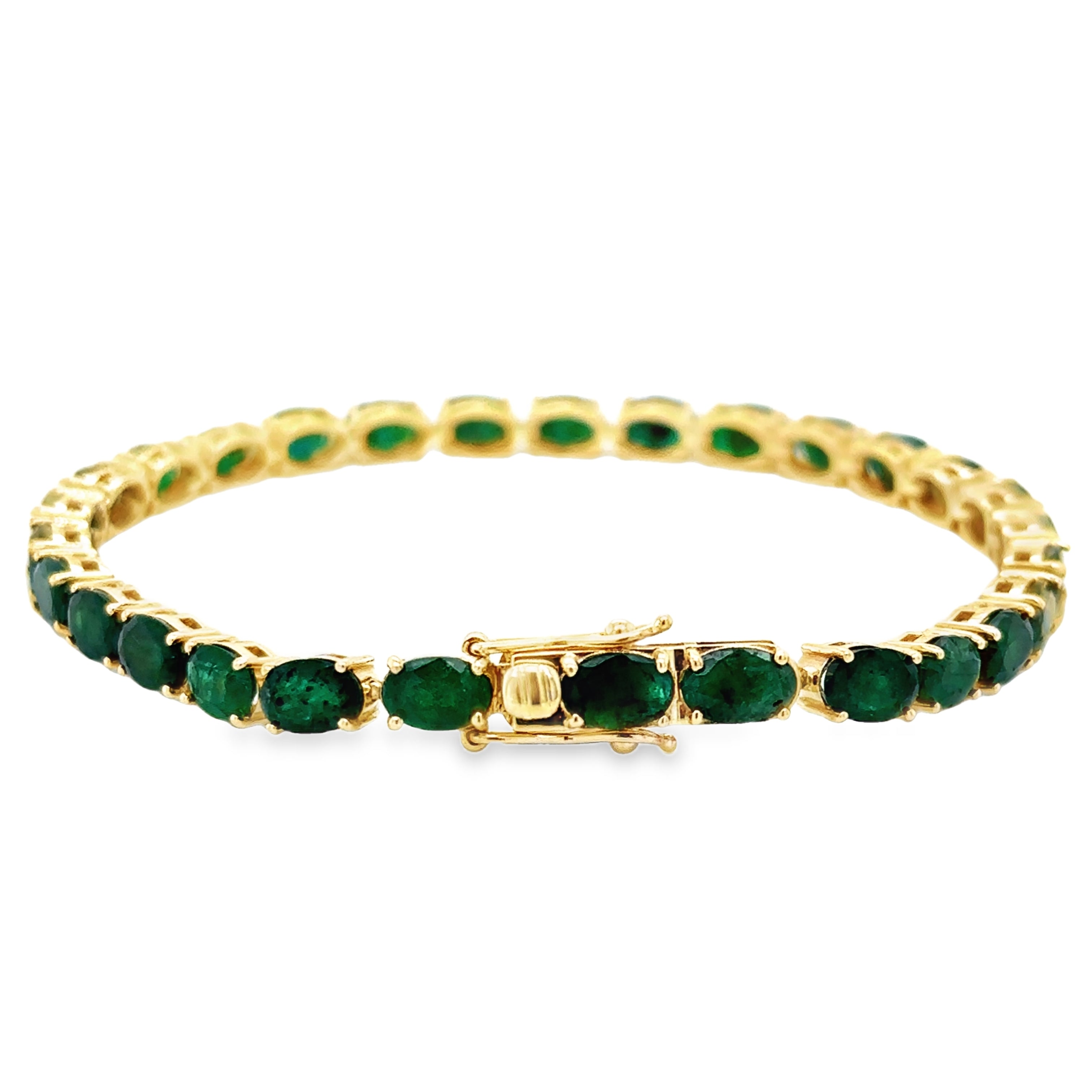 Pulsera De Oro Amarillo De 14 Kt 12.7 Ct.