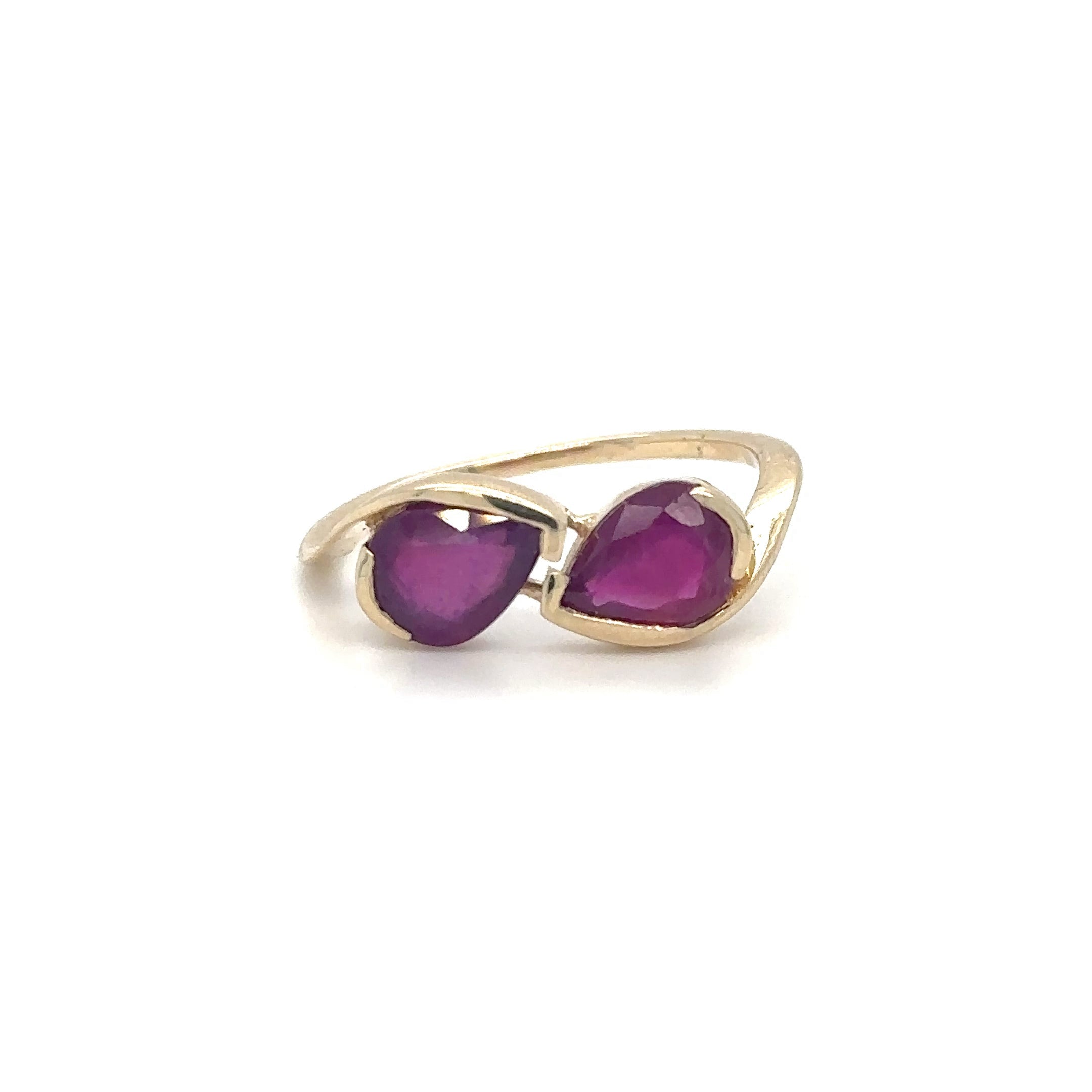Anillo Rubí Oro Amarillo De 14Kt 2.8 Ct.