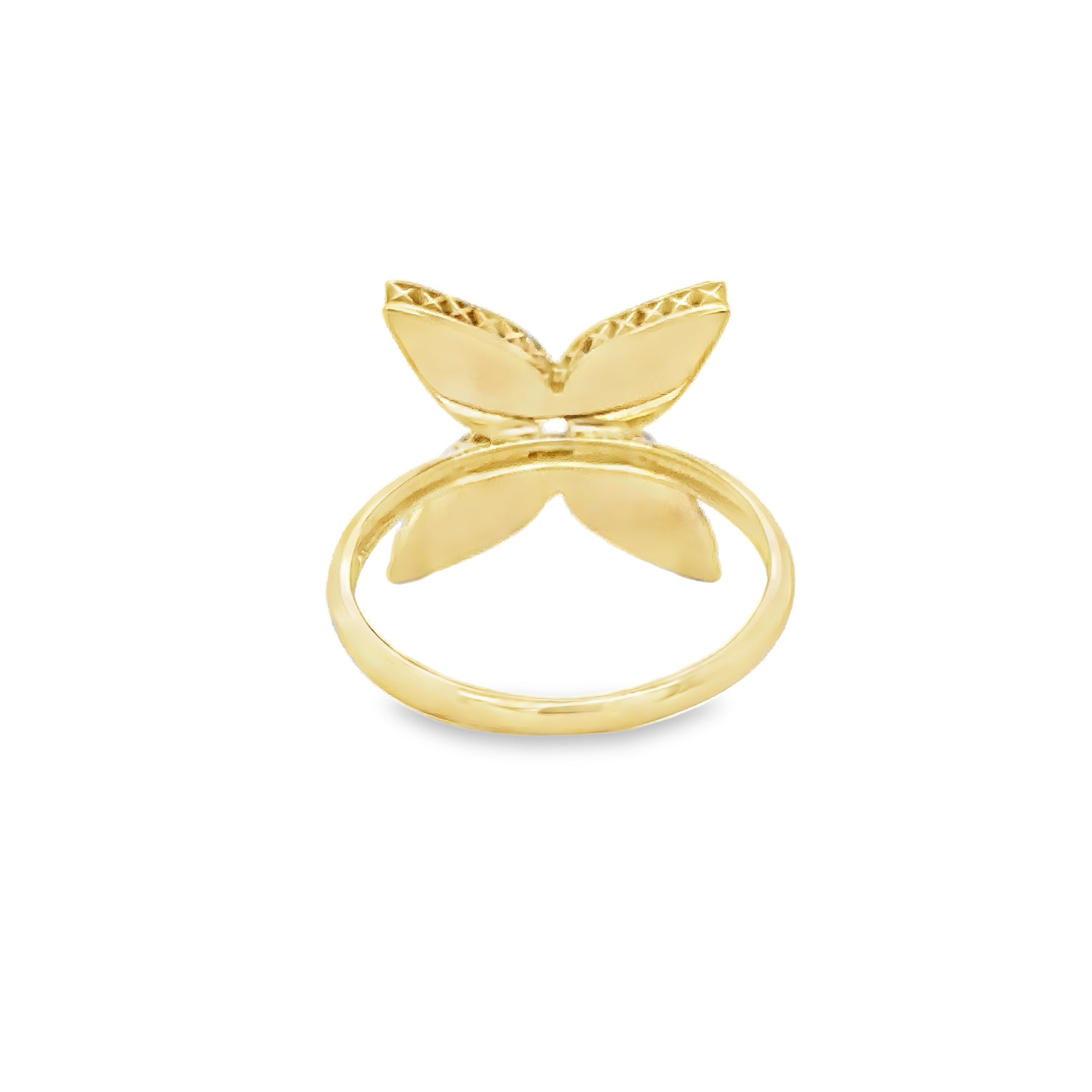 Anillo De Malaquita Oro Amarillo De 14Kt