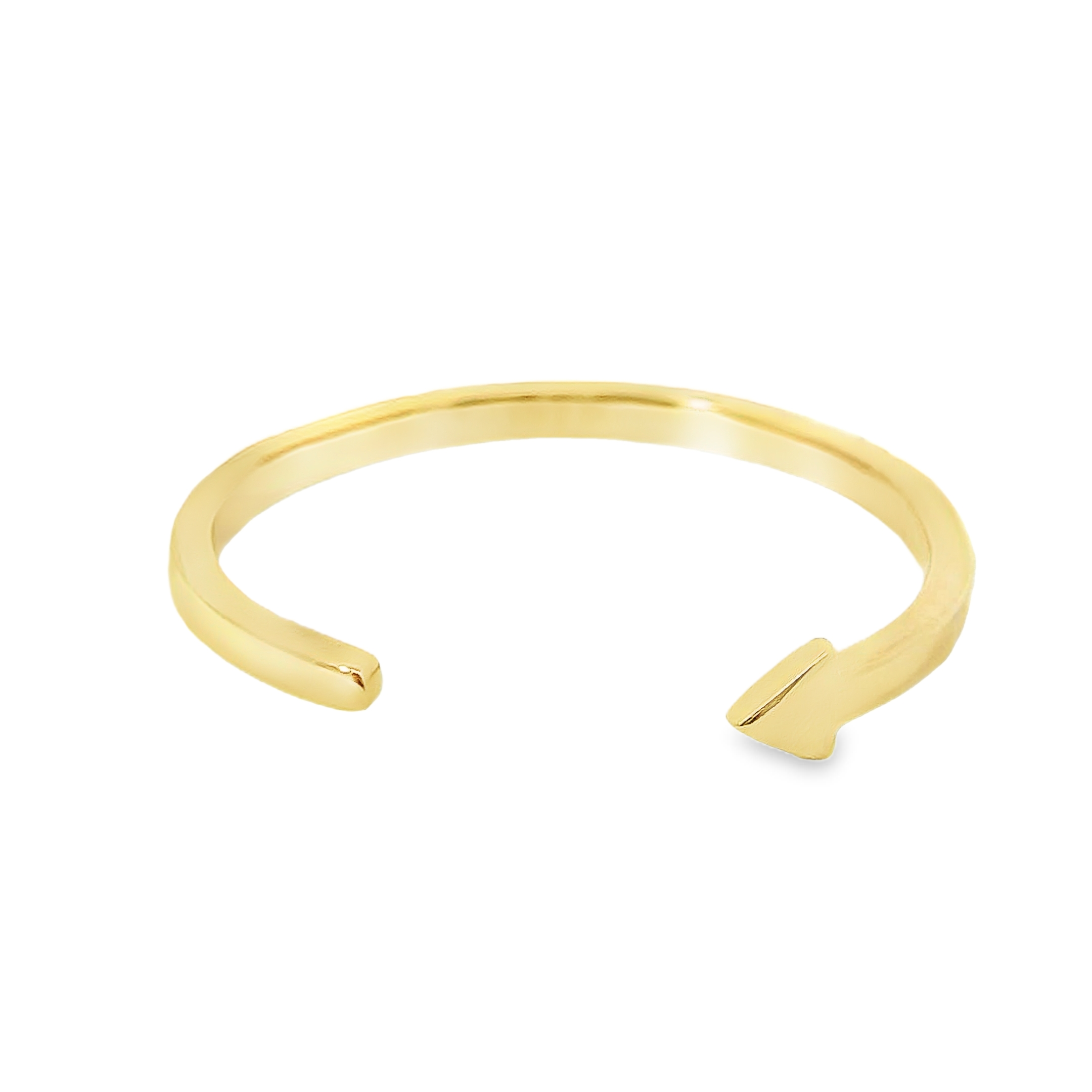 Anillo De Diamantes De Oro Amarillo De 14K 0.04 Ct.