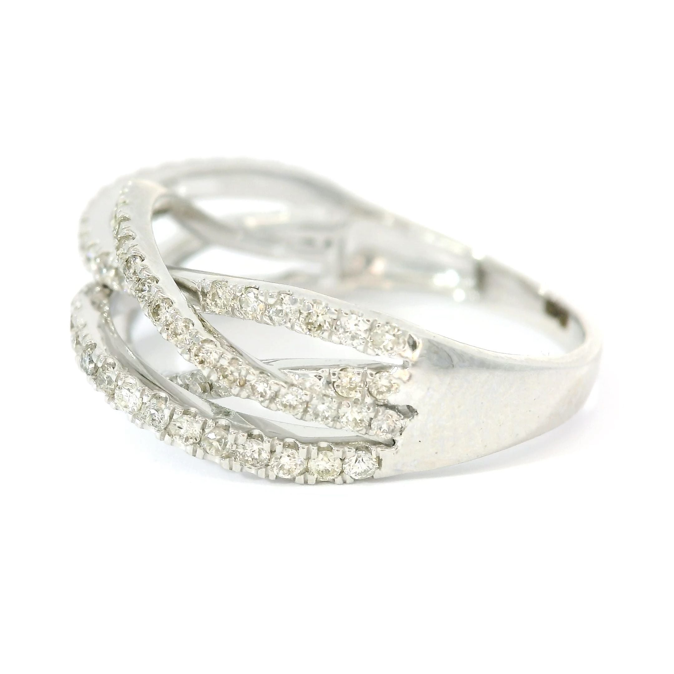 Anillo De Diamantes Blancos 0.67 Ct.