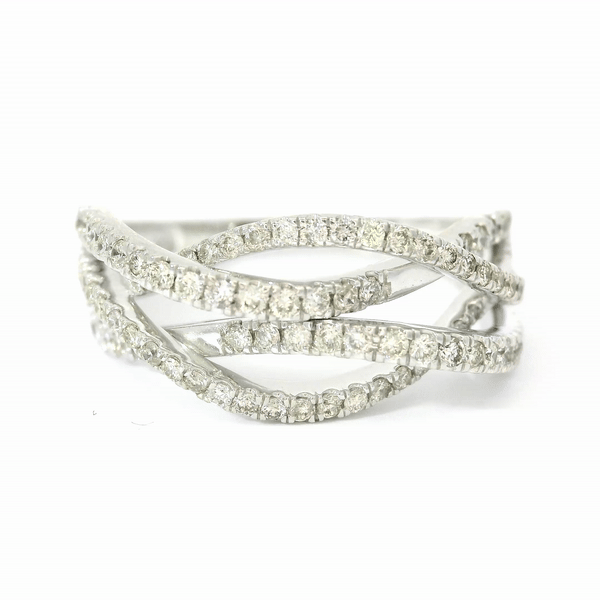 Anillo De Diamantes Blancos 0.67 Ct.