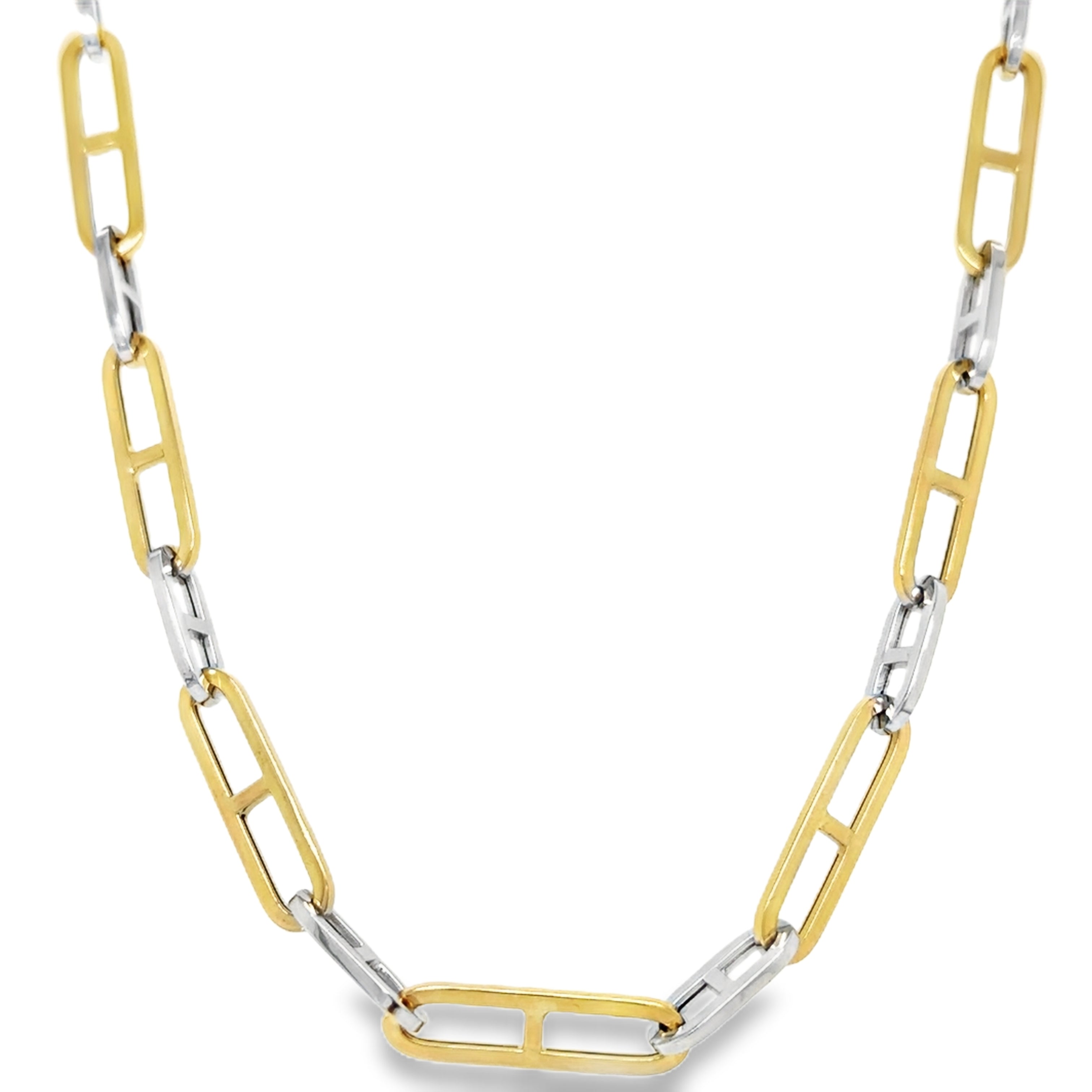 Collar De Oro De Dos Tonos De 14Kt  13.80 G