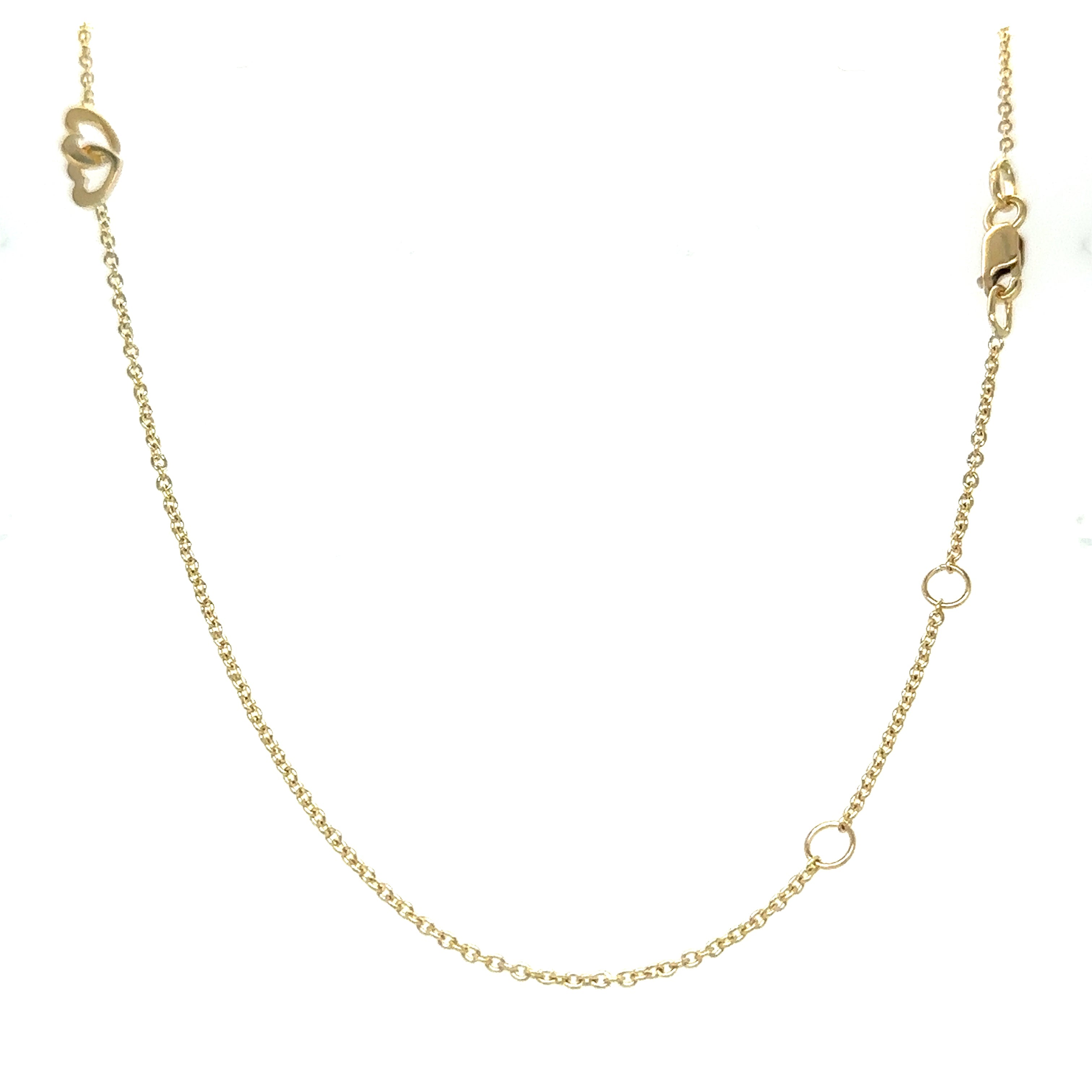 Collar Corazón Abierto  3.40 G