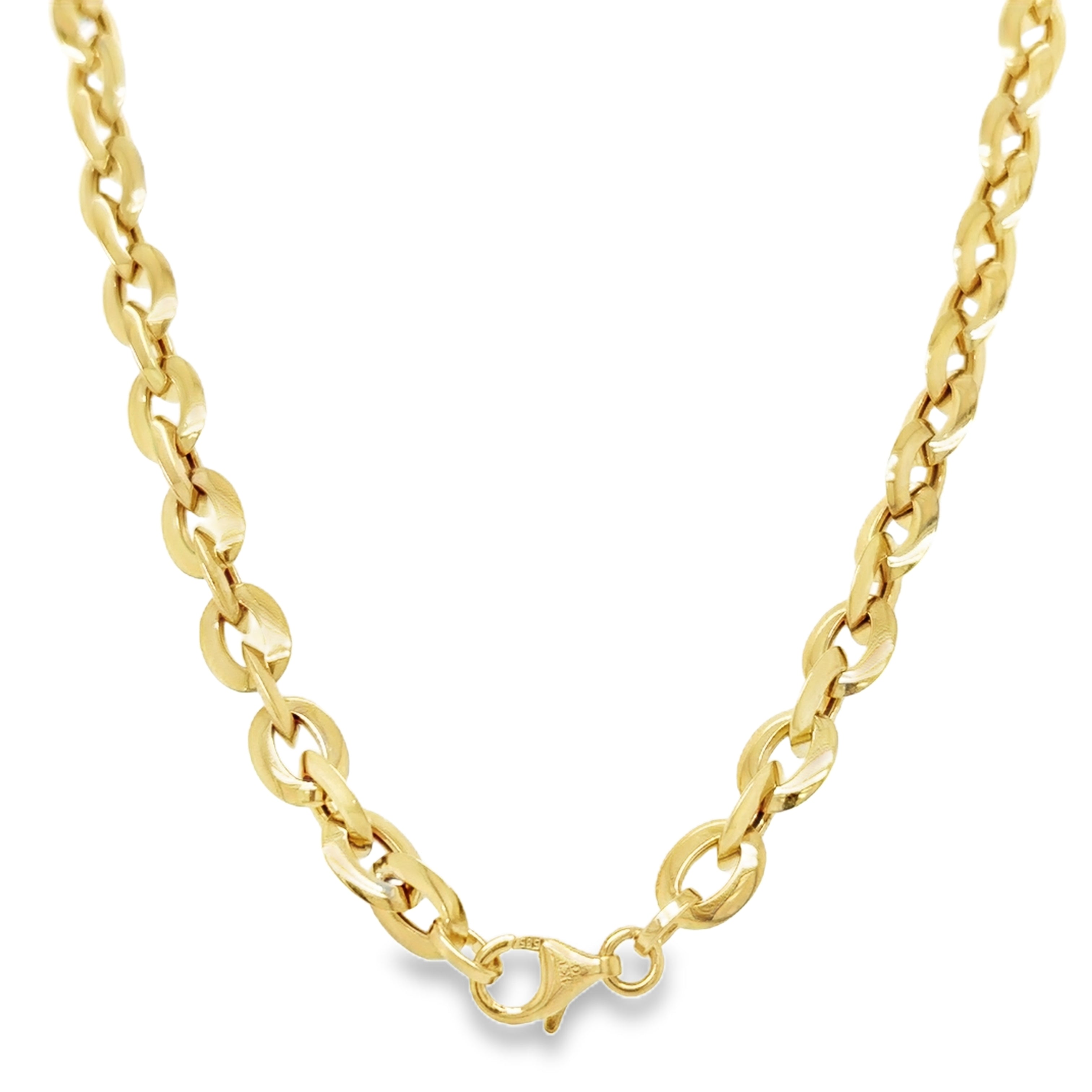 Collar De Oro Amarillo De 14K  11.05 G