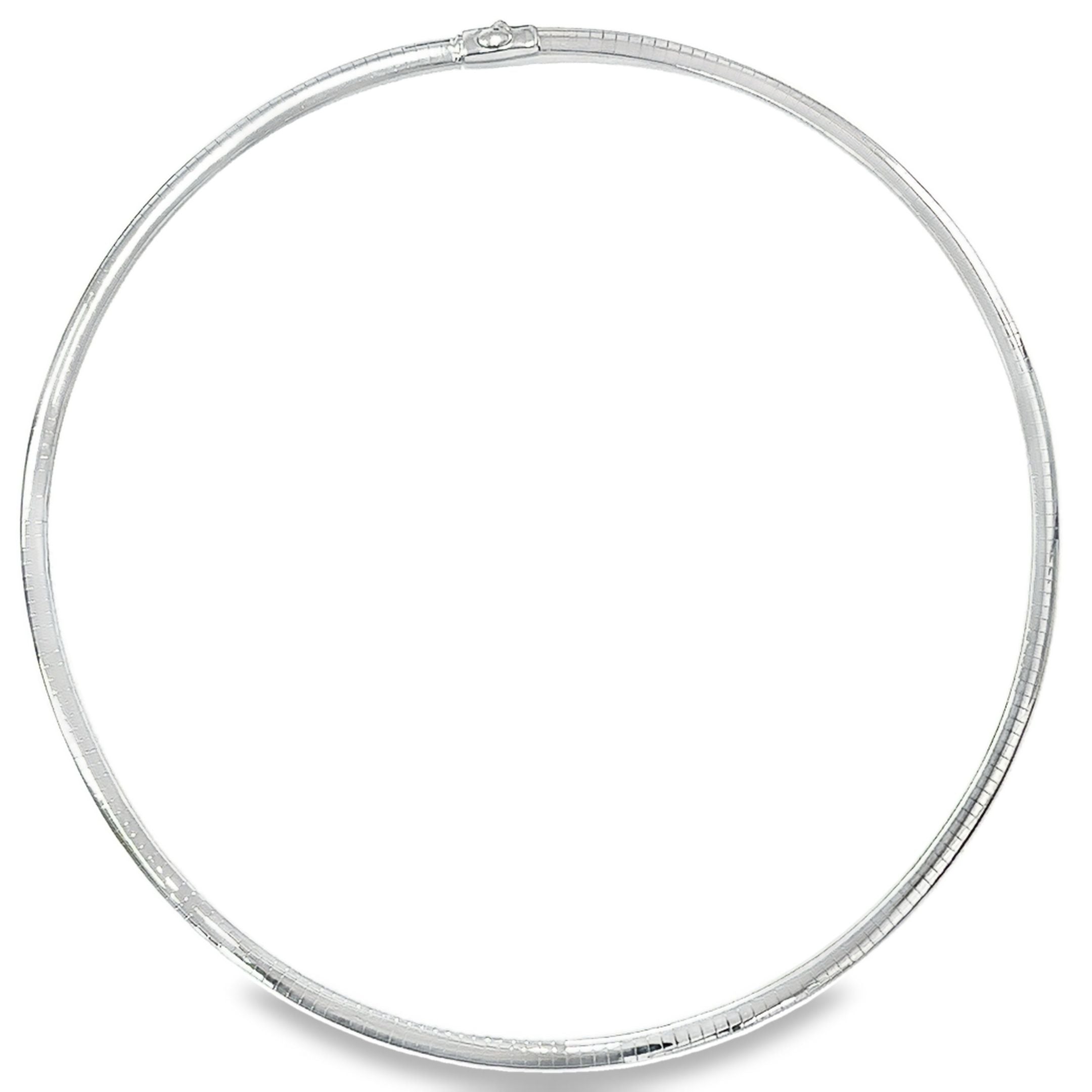 Collar Reversible Omega De Dos Tonos De 14Kt  22.5 G