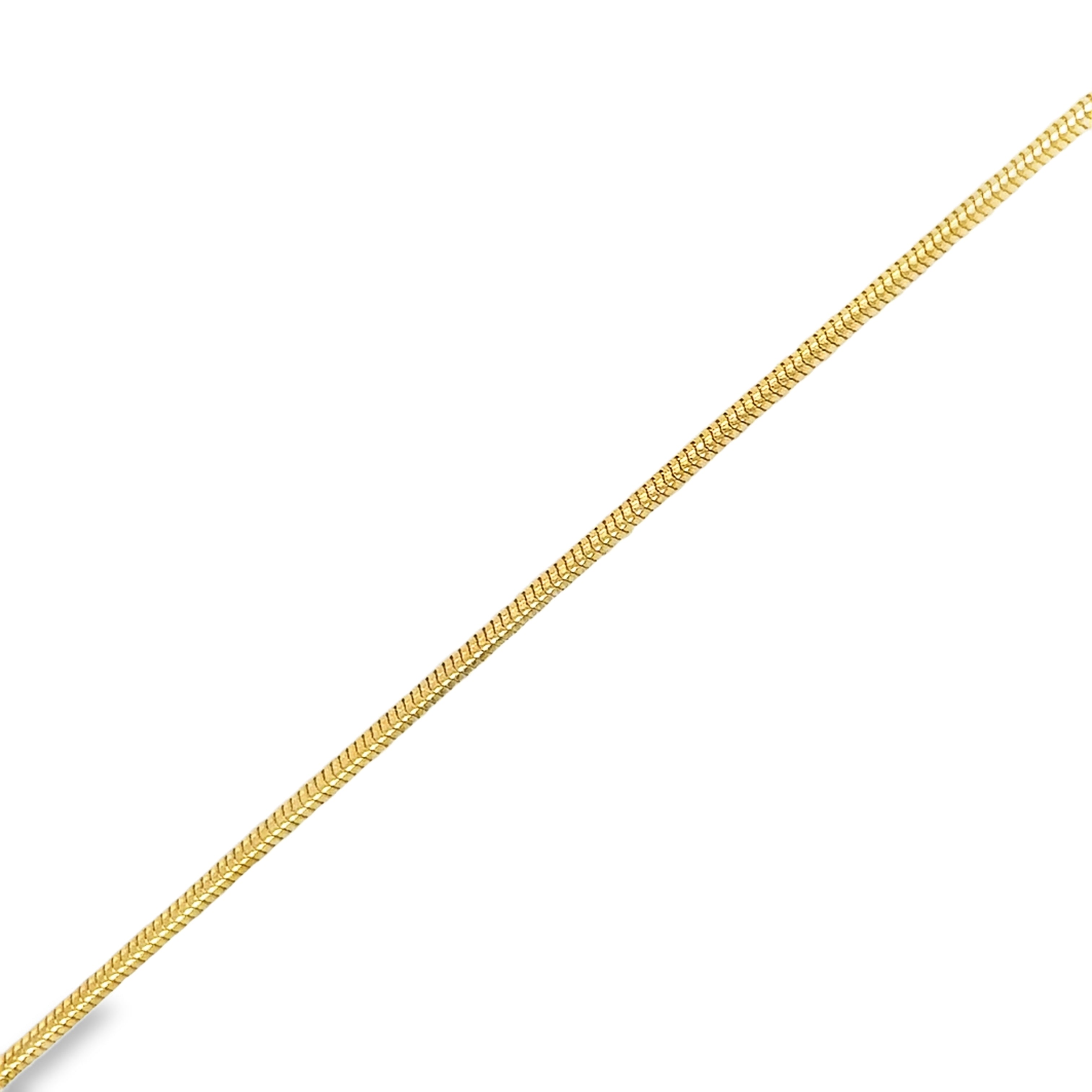 Pulsera De Oro Amarillo De 14Kt 7"