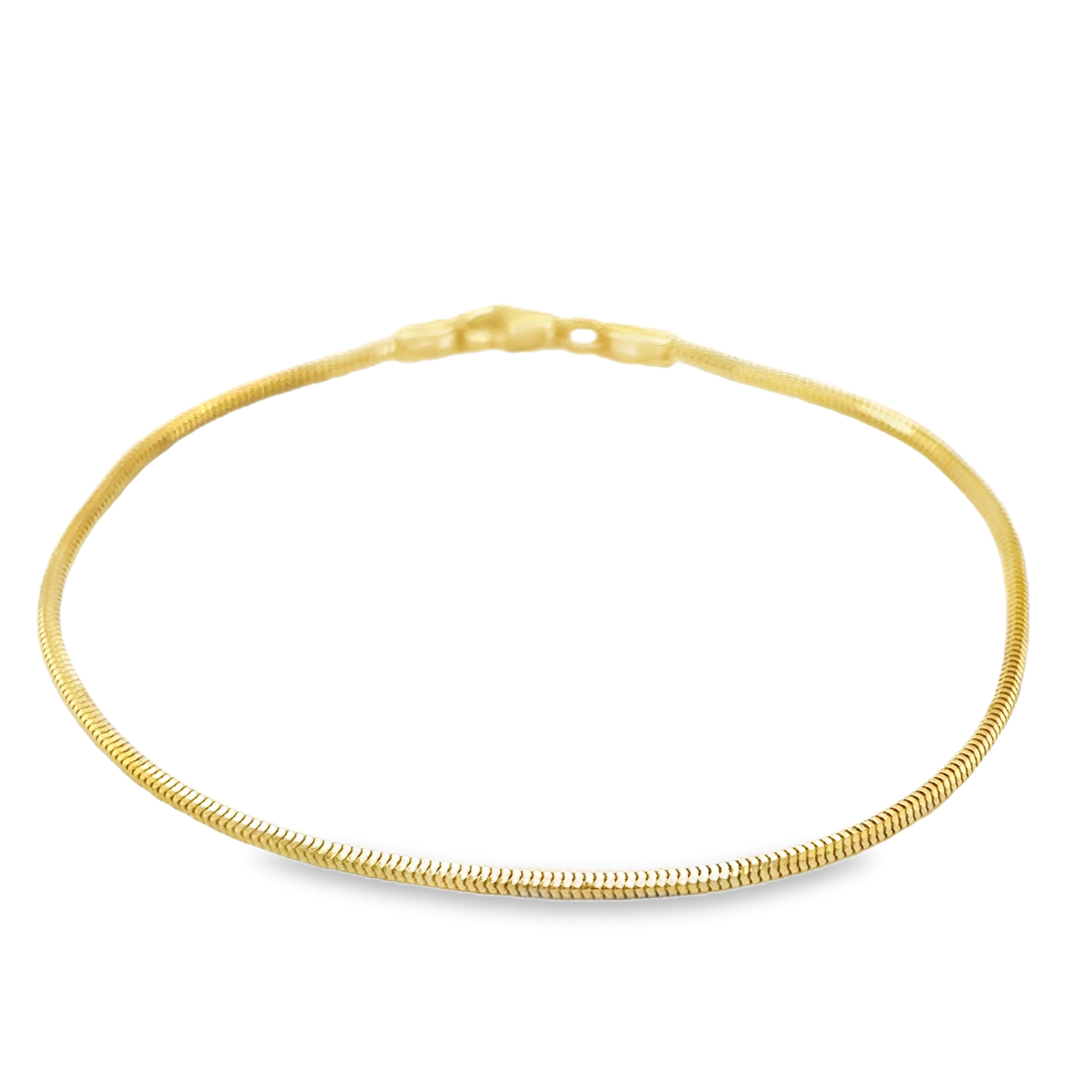 Pulsera De Oro Amarillo De 14Kt 7"