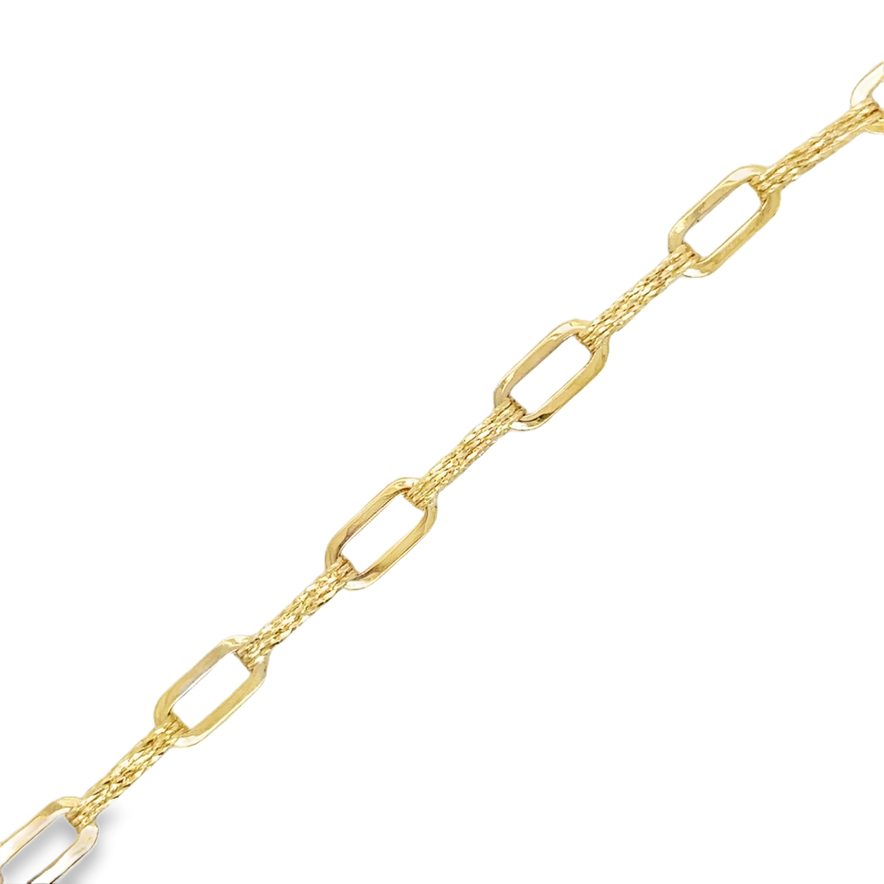 Pulsera De Oro Amarillo De 14Kt   4.40 G