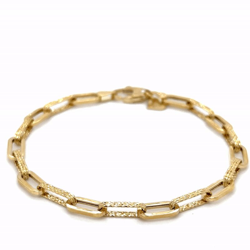 Pulsera De Oro Amarillo De 14Kt   4.40 G