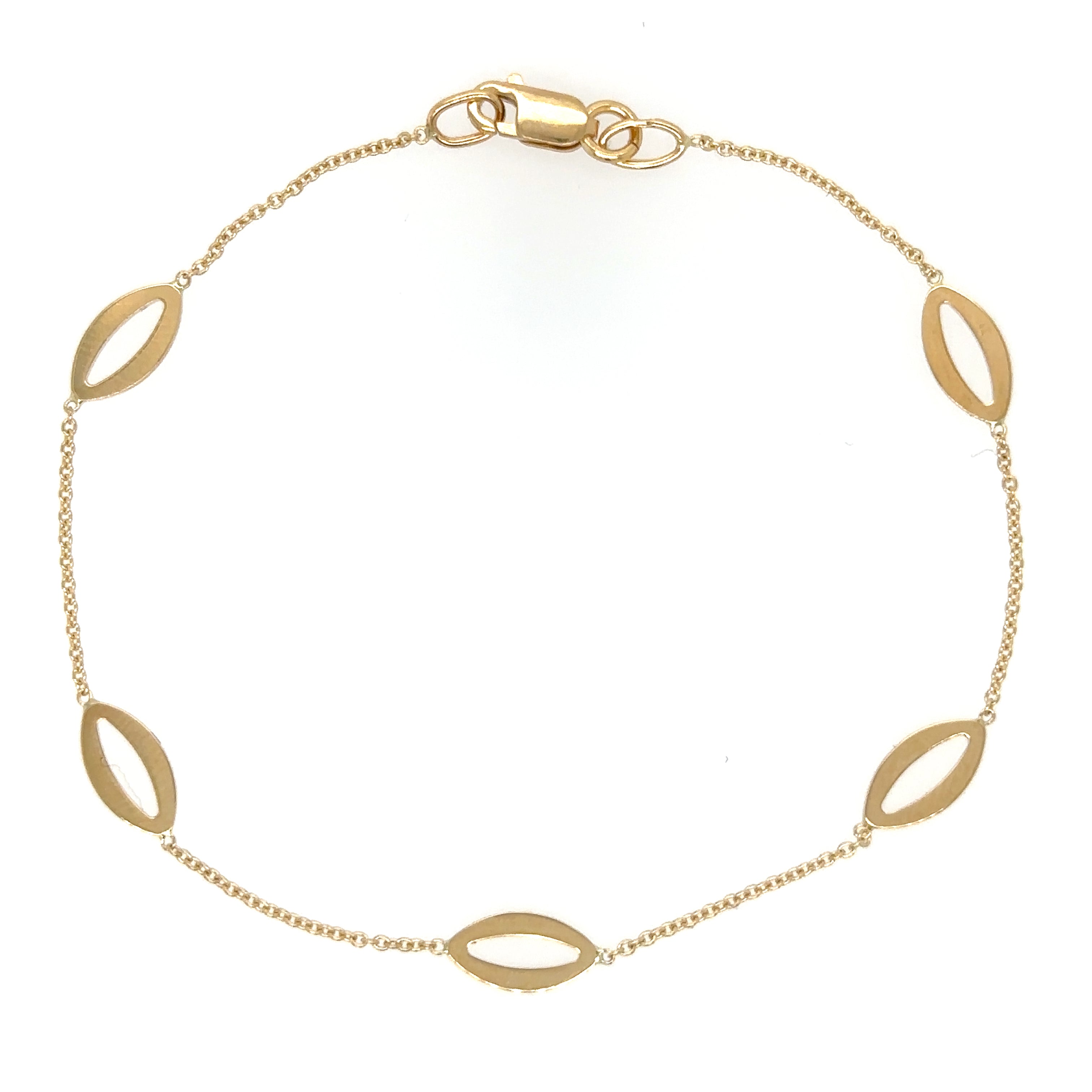 Pulsera Marquesa De Oro Amarillo De 14Kt   1.9 G