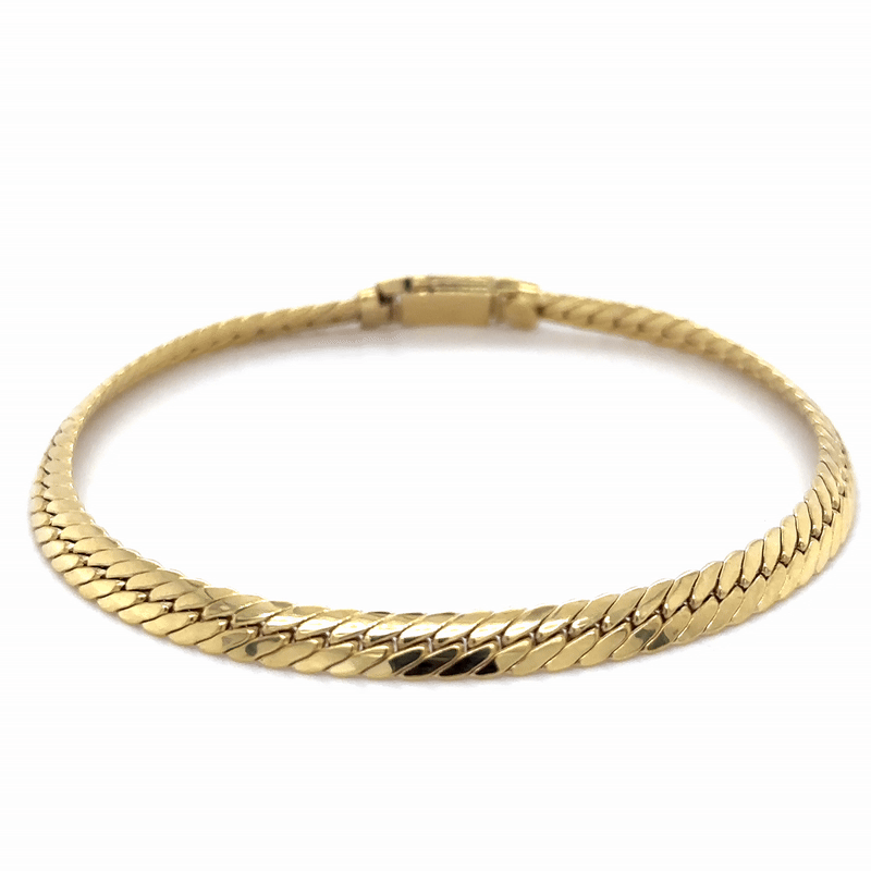 Pulsera De Oro Amarillo De 14Kt   5.70 G