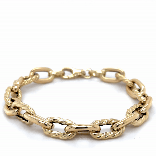 Pulsera De Oro Amarillo De 14Kt   11.50 G