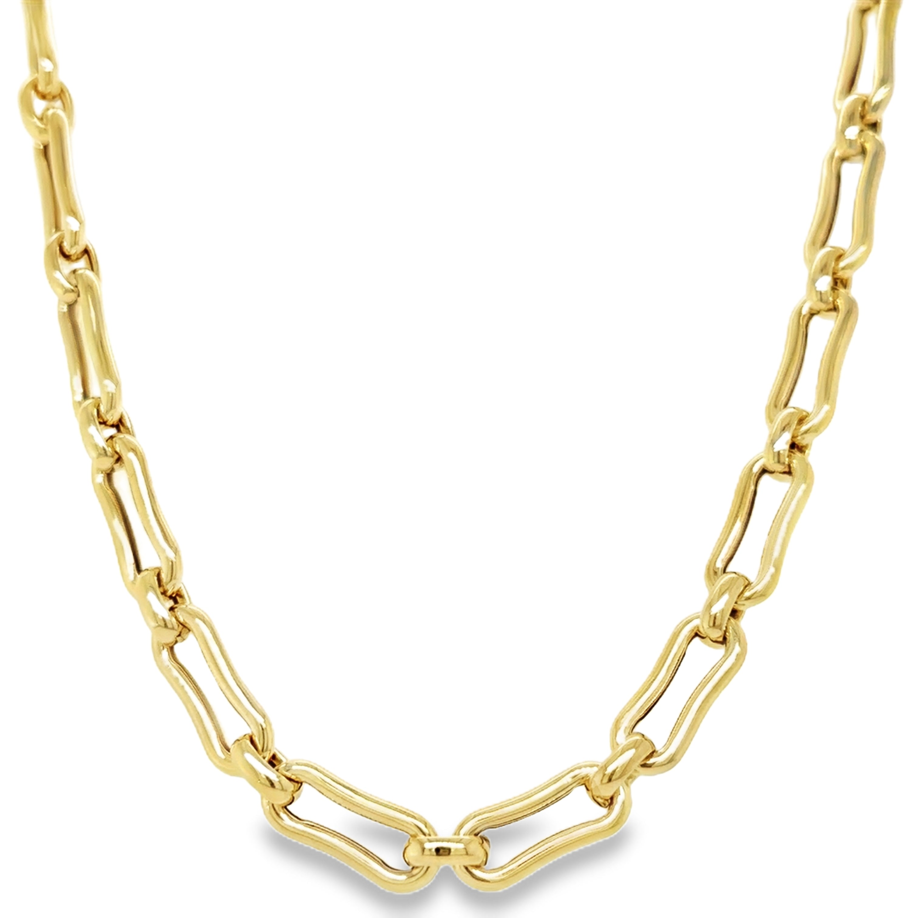 Collar De Oro Amarillo De 14Kt 18"  7.75 G