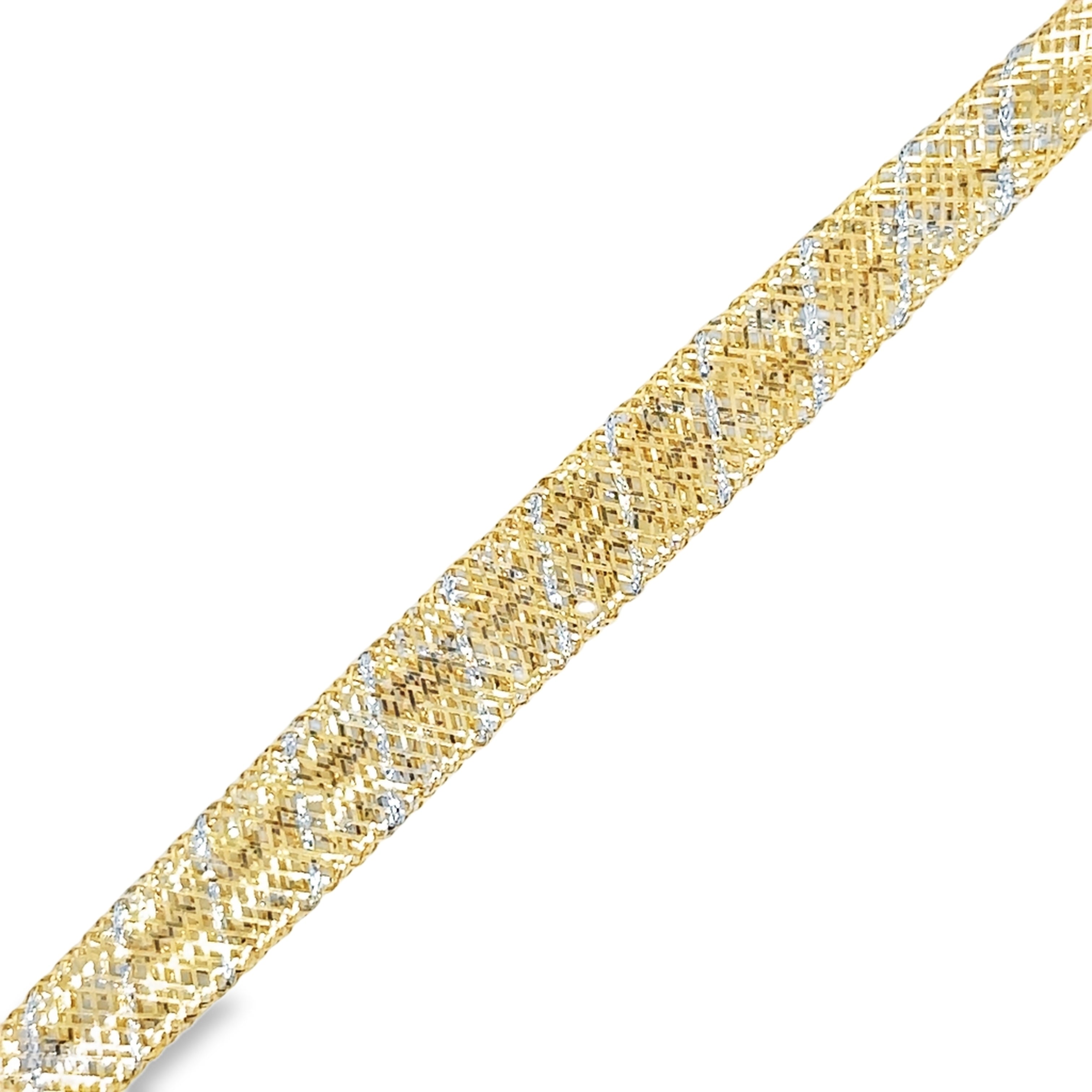 Pulsera Elástica De Oro Amarillo De 14Kt  1.90 G
