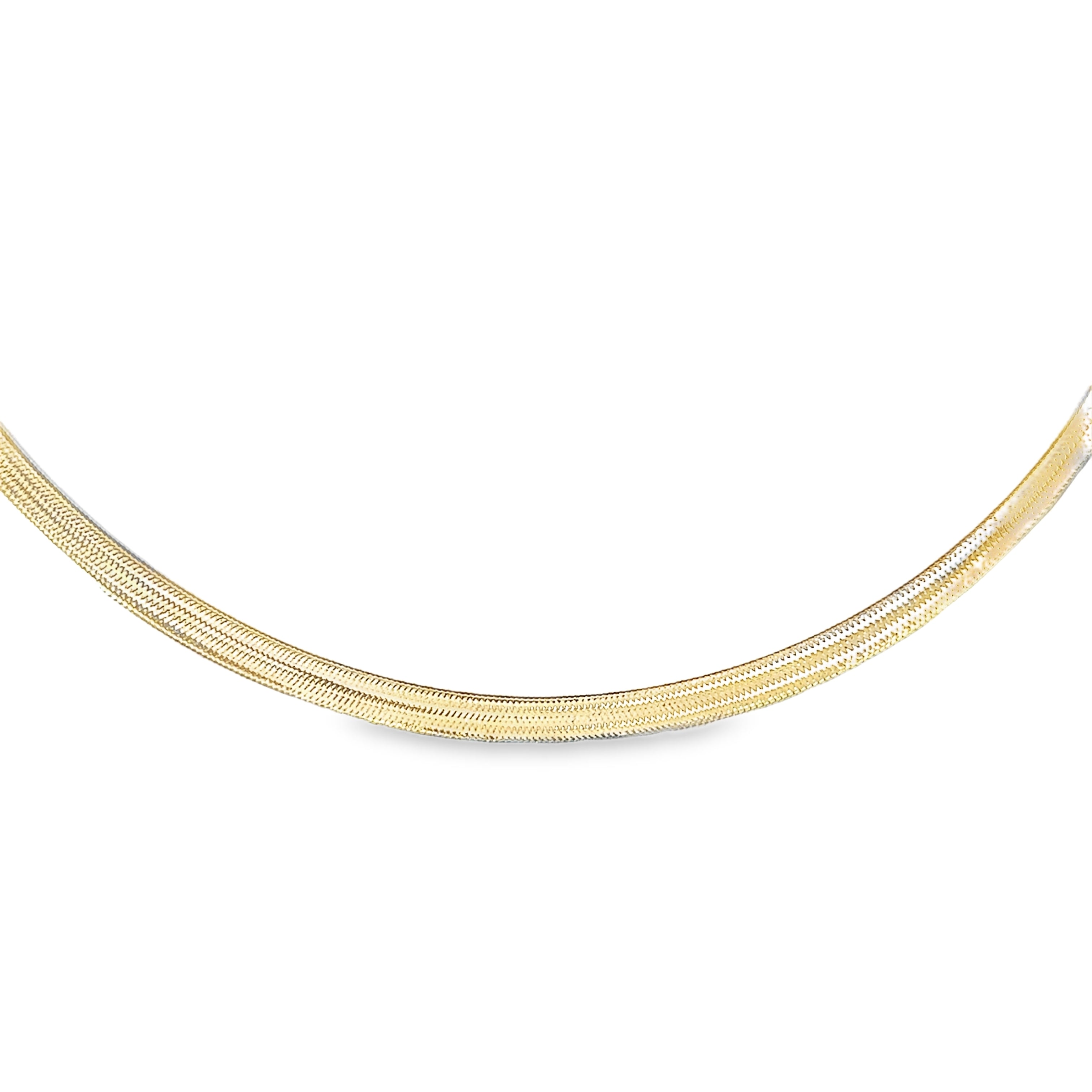 Collar Elástico De Oro Amarillo De 14Kt  3.00 G