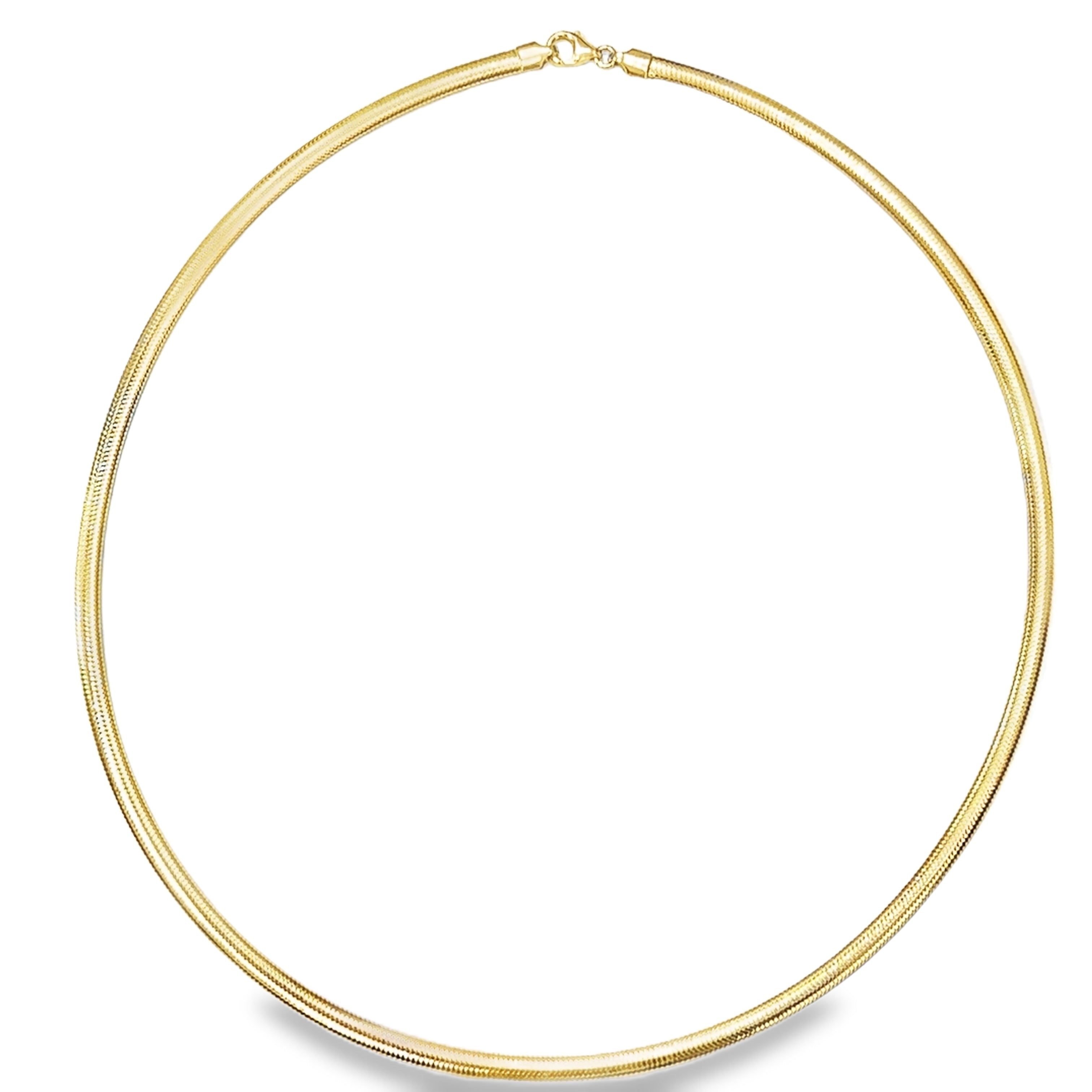 Collar Elástico De Oro Amarillo De 14Kt  3.25 G