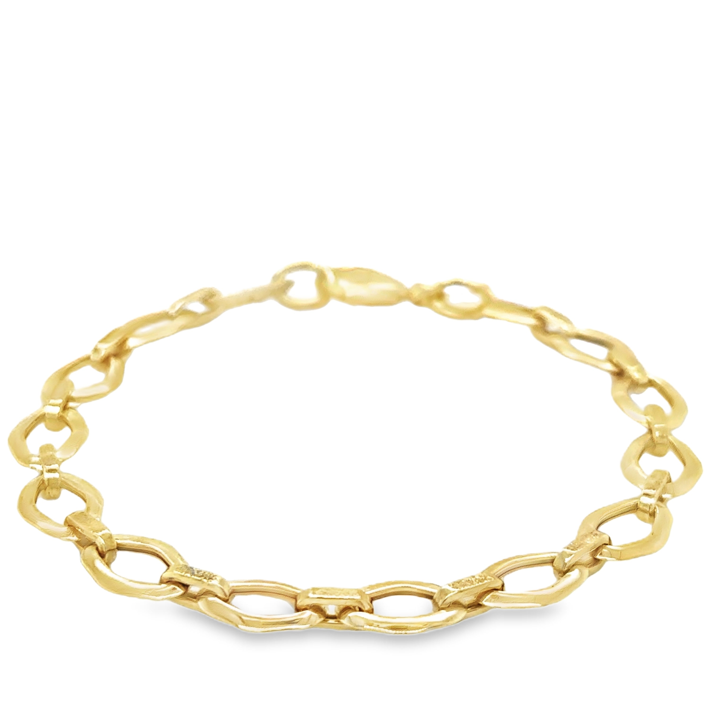 Pulsera De Oro Amarillo De 14K   2.50 G
