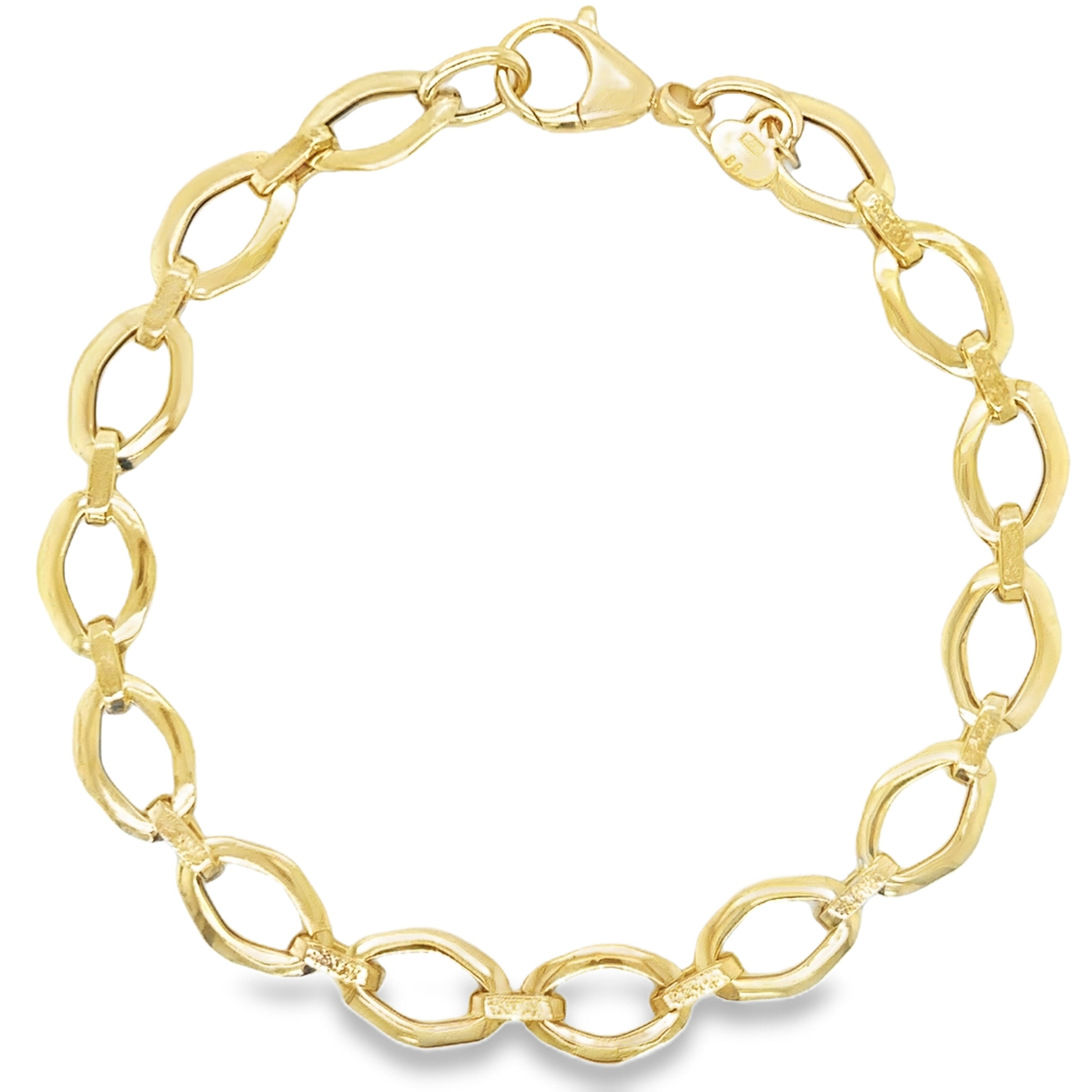 Pulsera De Oro Amarillo De 14K   2.50 G