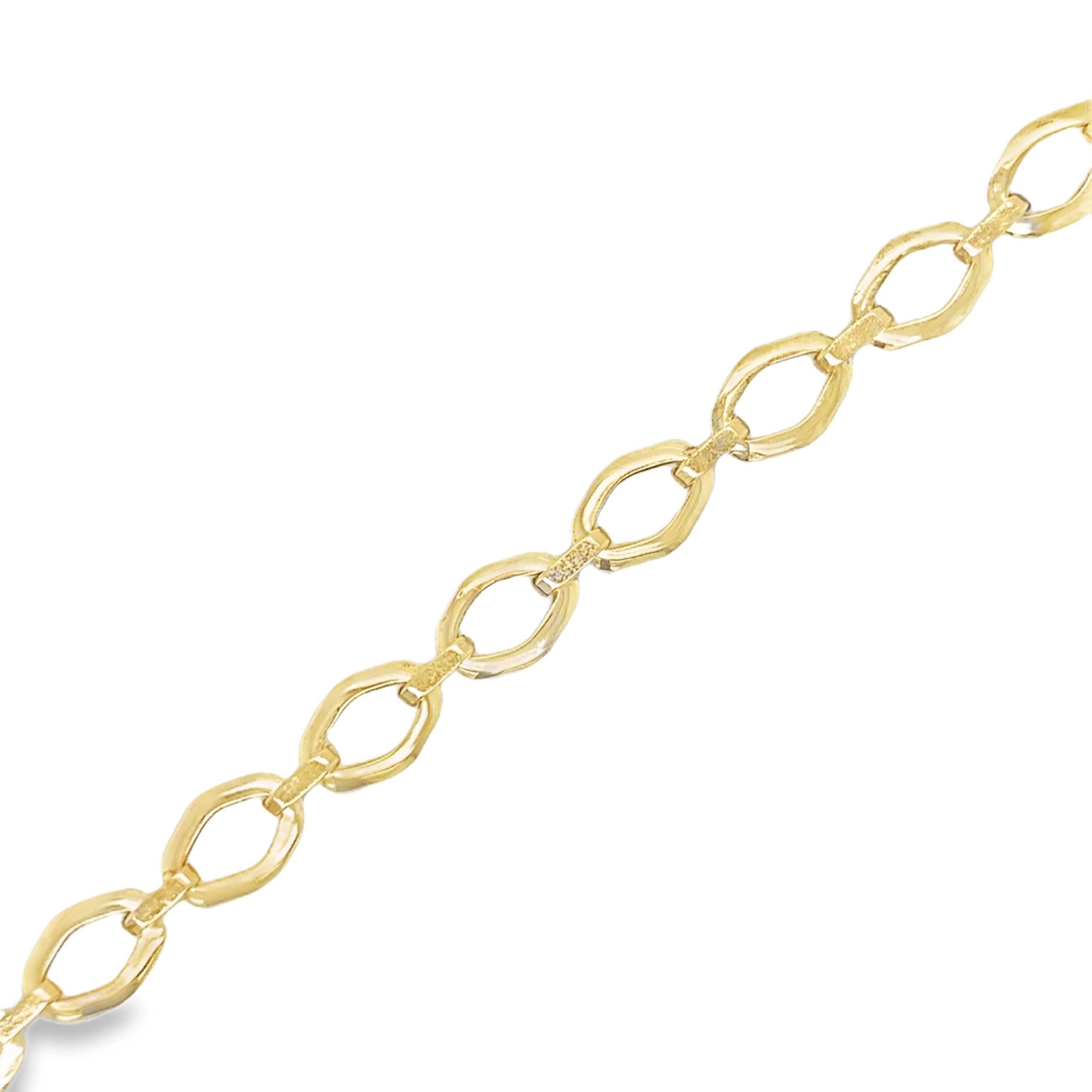 Pulsera De Oro Amarillo De 14K   2.50 G