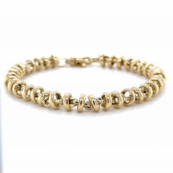 Pulsera De Oro Amarillo De 14Kt   8.10 G