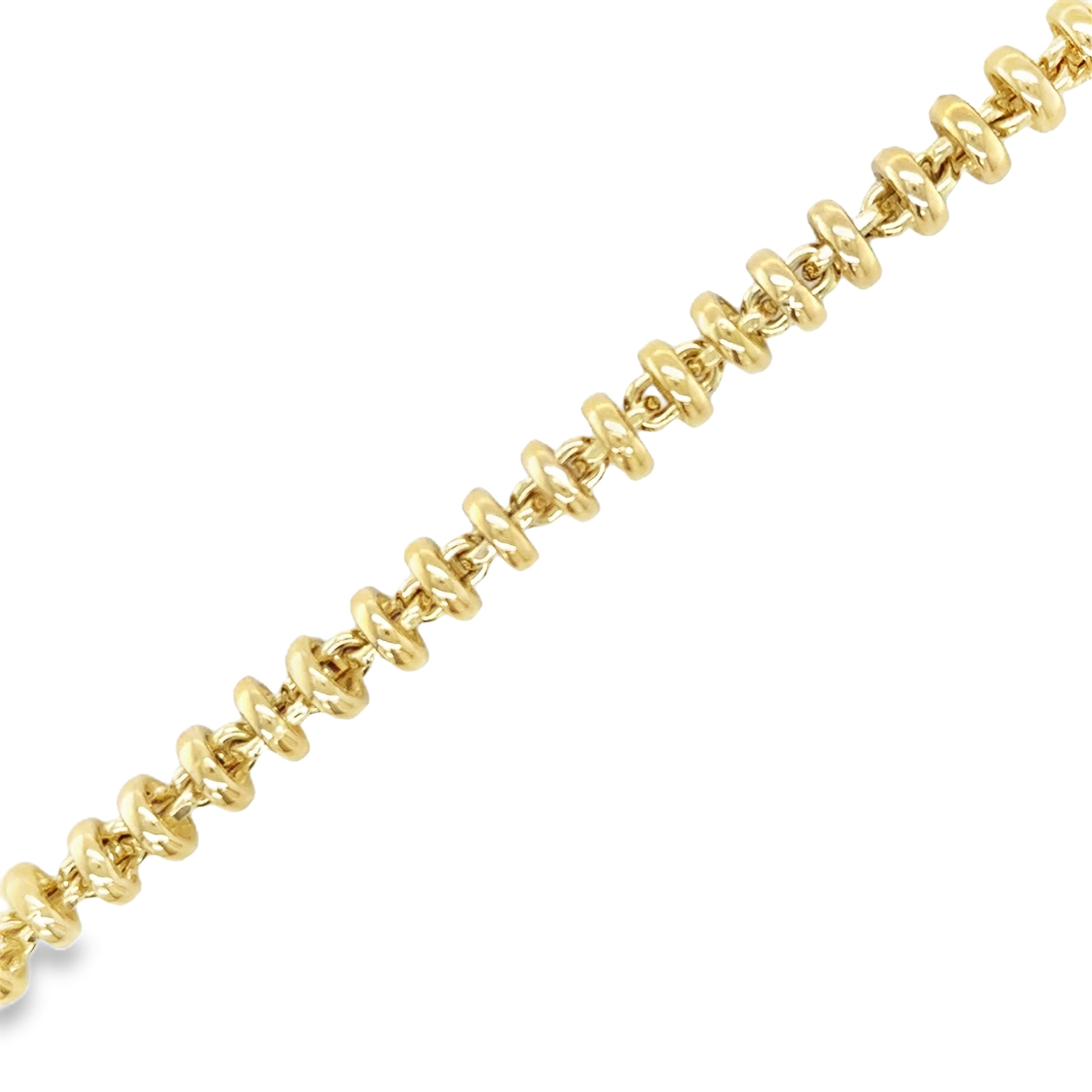 Pulsera De Oro Amarillo De 14Kt   8.10 G
