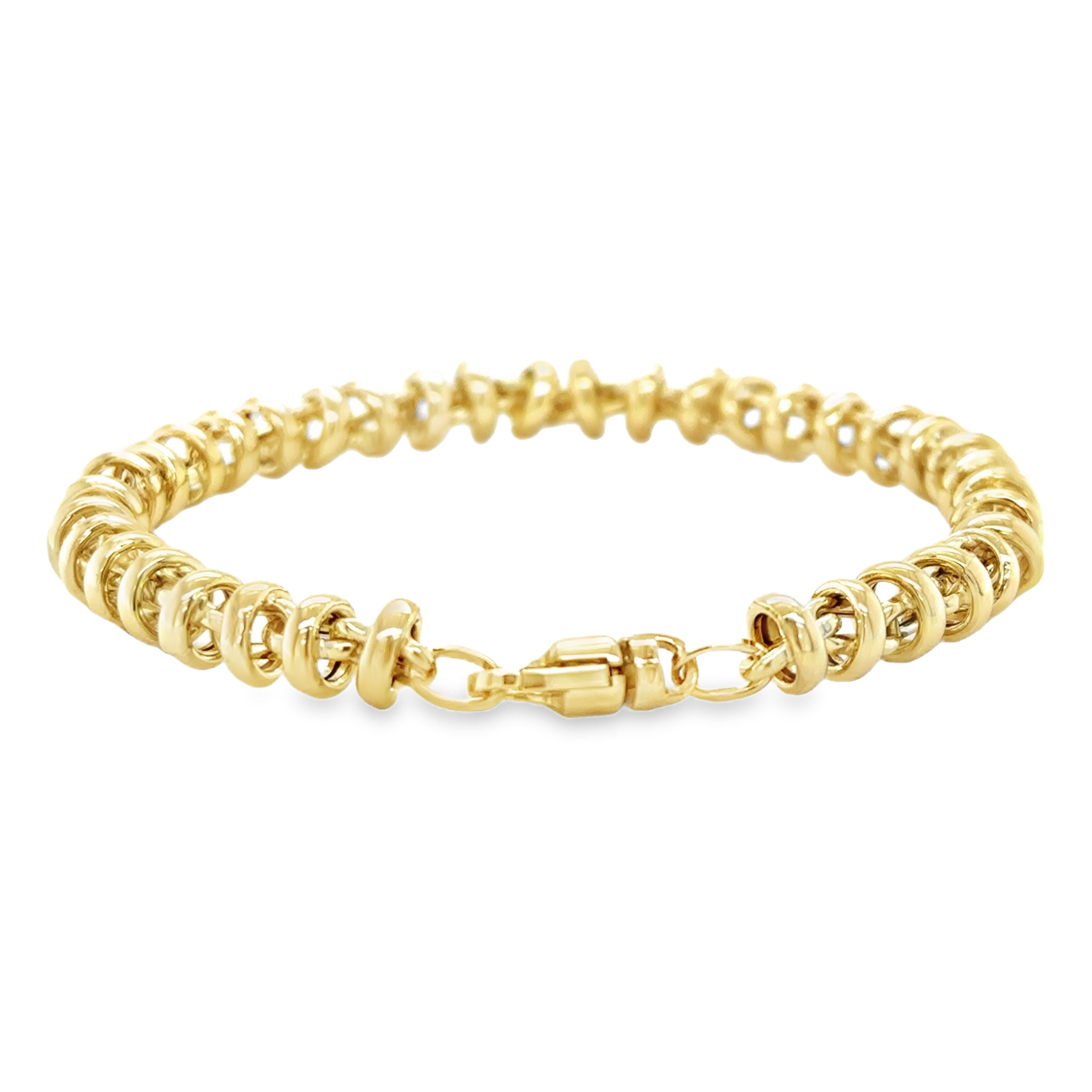 Pulsera De Oro Amarillo De 14Kt   8.10 G