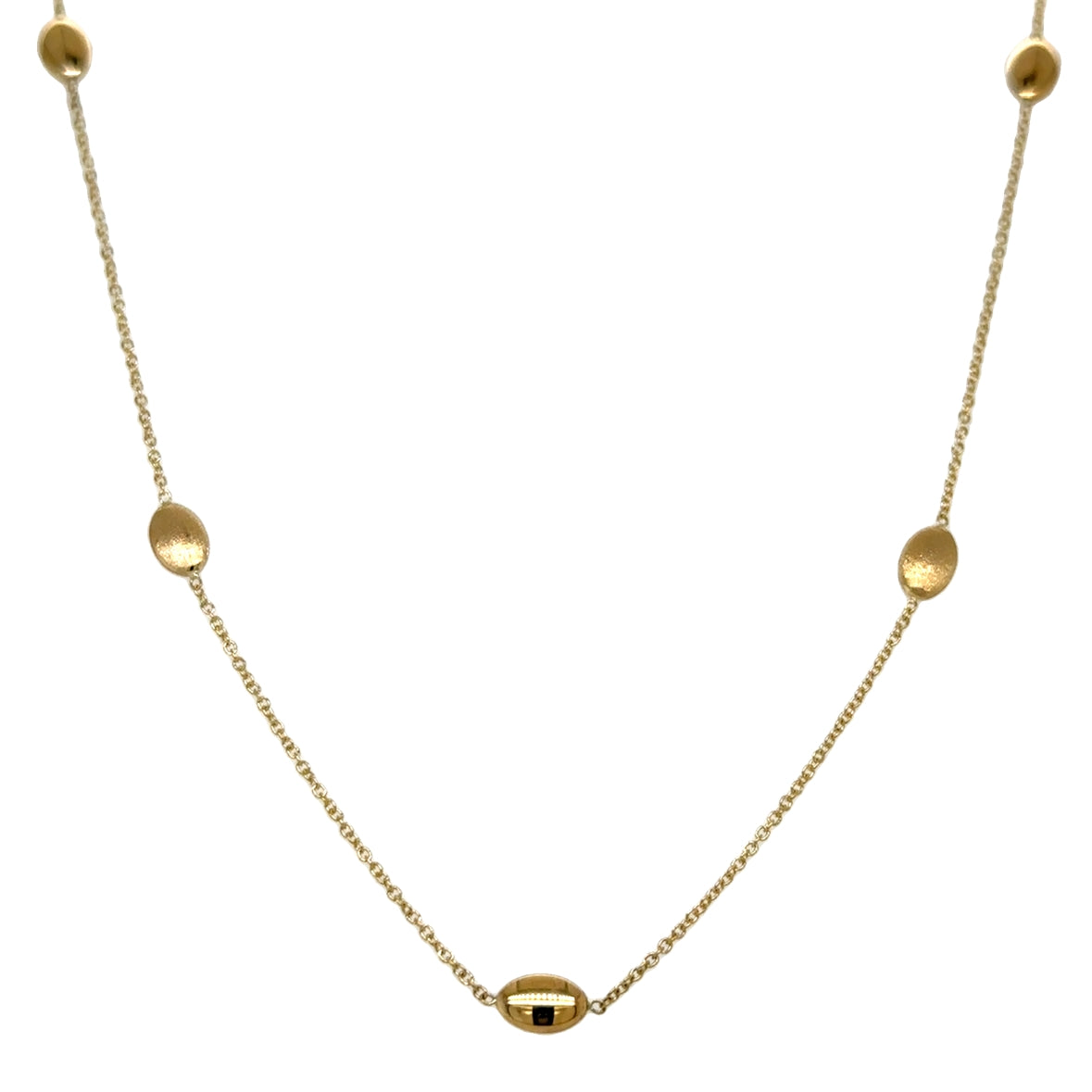 Collar De Oro Amarillo De 14K 2.30 G