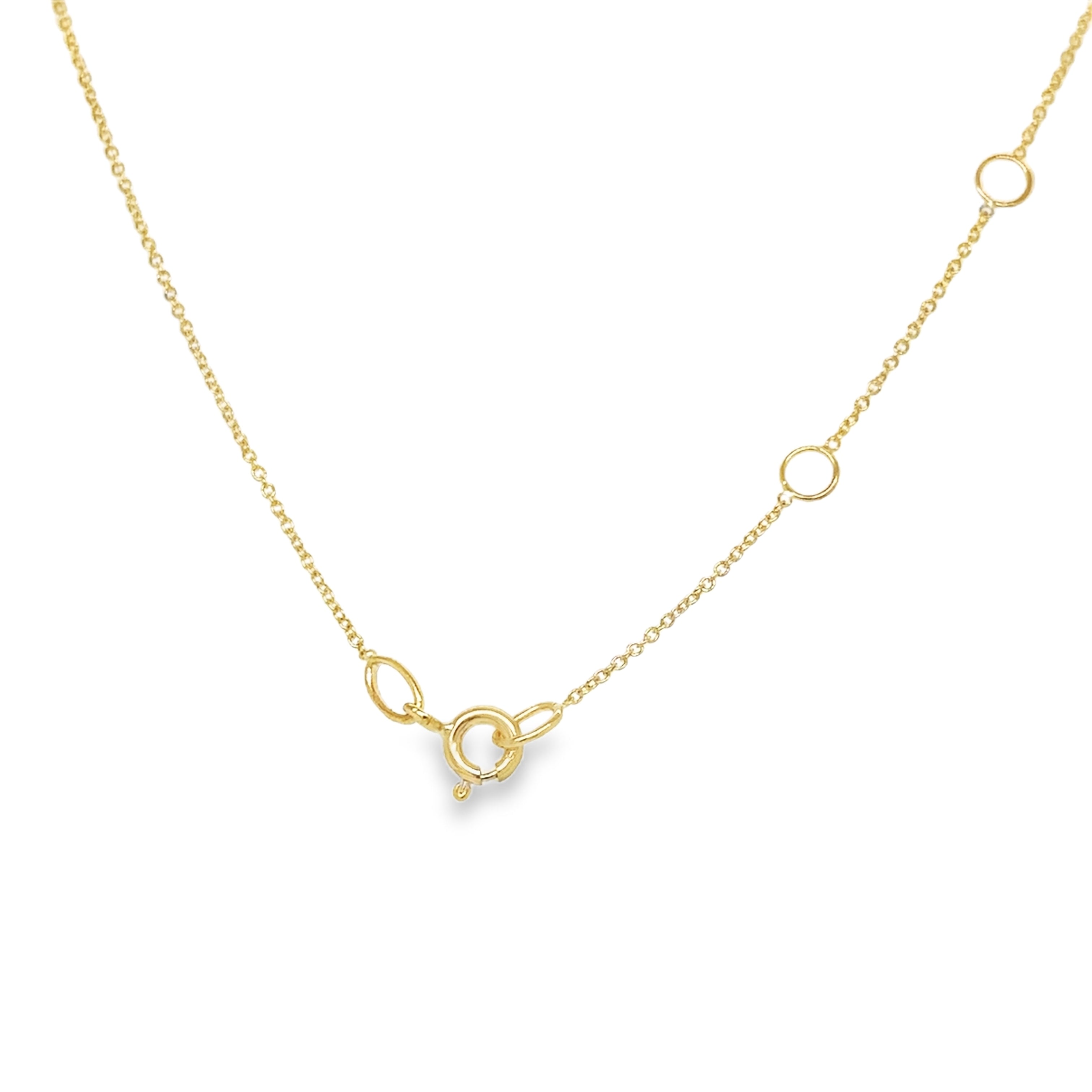 Collar De Oro Amarillo De 14K