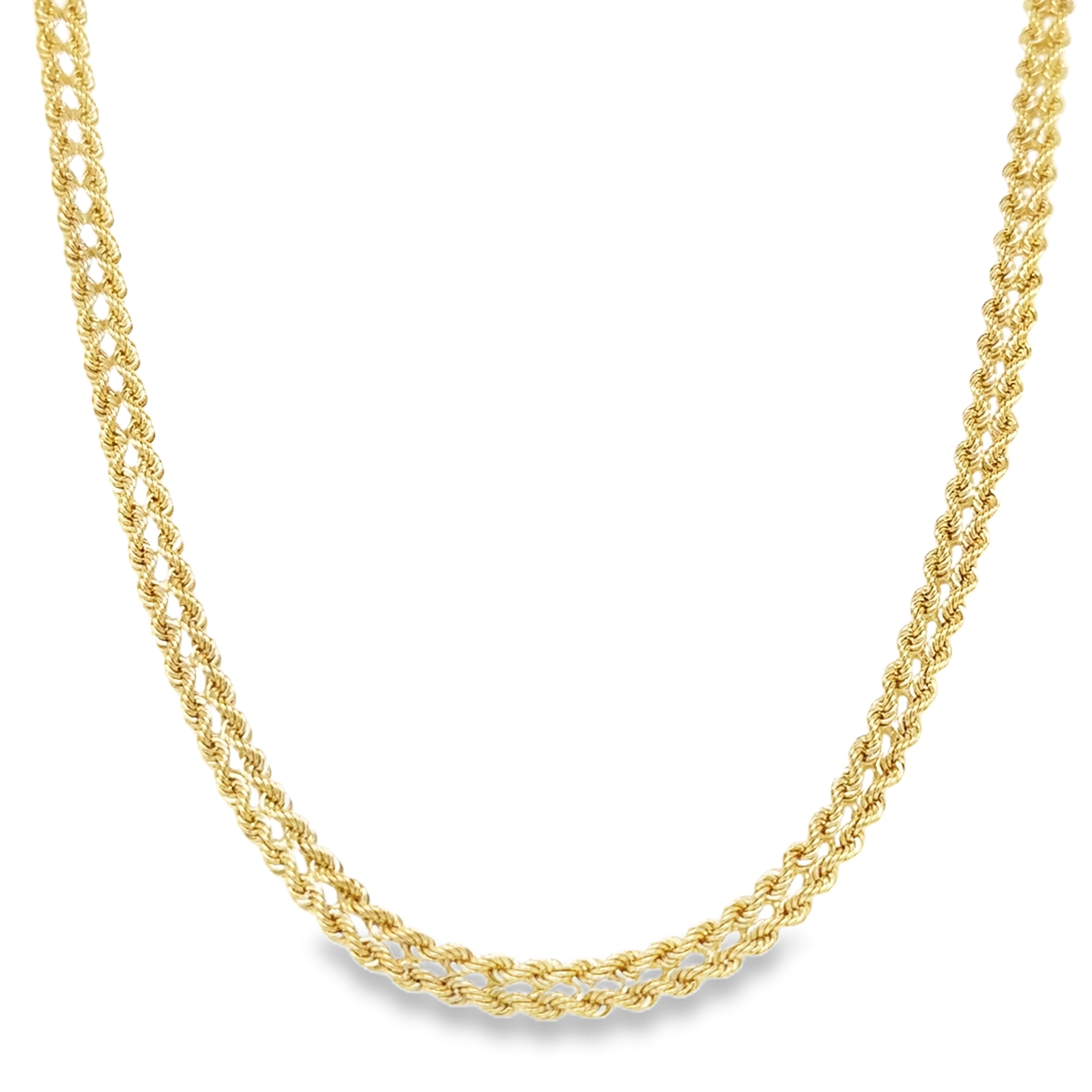 Collar De Oro Amarillo De 14Kt 18"  5.30 G