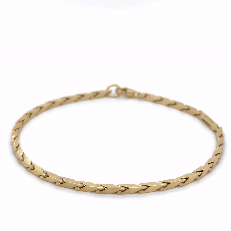 Pulsera De Oro Amarillo De 14Kt   5.4 G