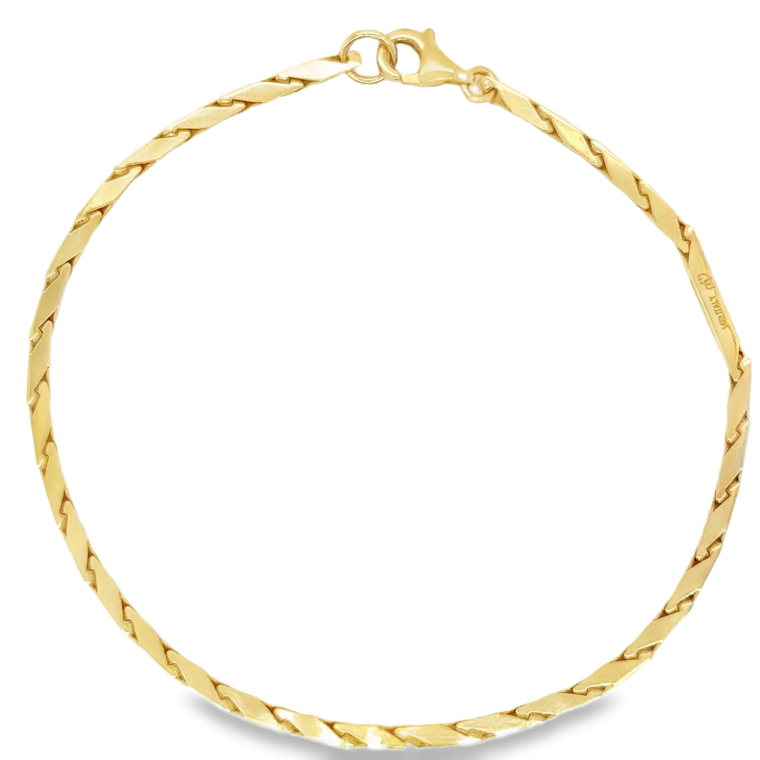 Pulsera De Oro Amarillo De 14Kt   5.4 G