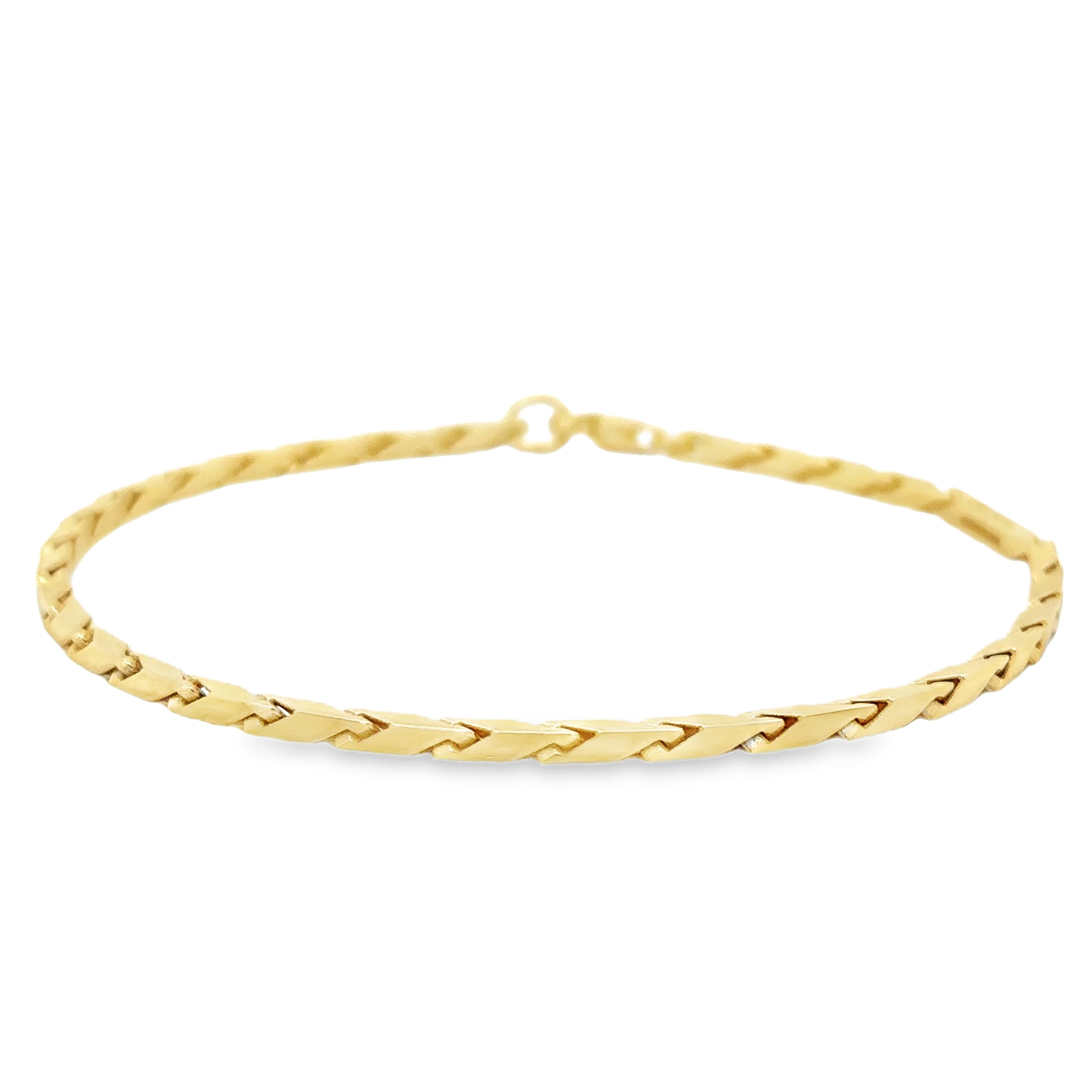 Pulsera De Oro Amarillo De 14Kt   5.4 G