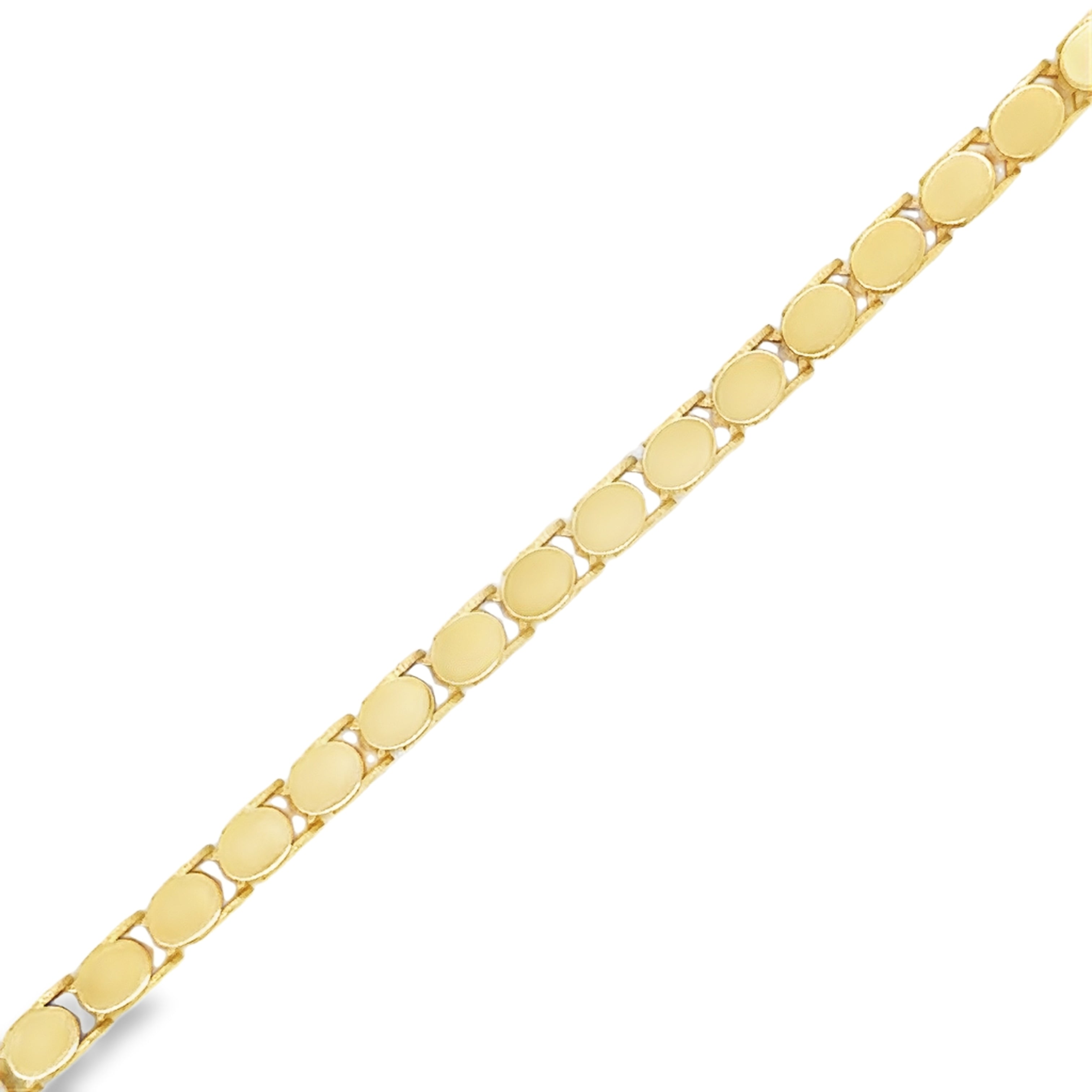 Pulsera De Oro Amarillo De 14Kt   7.6 G