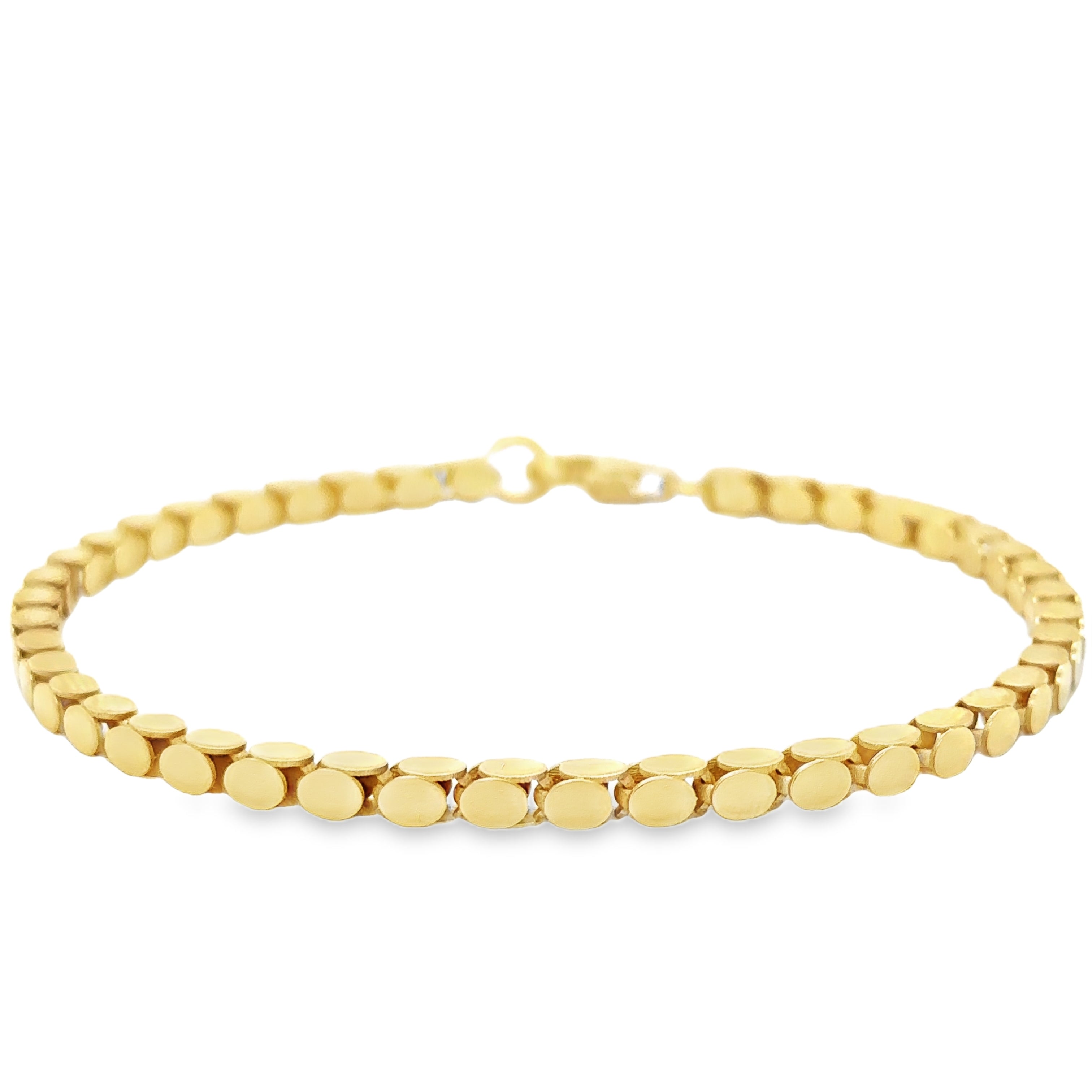 Pulsera De Oro Amarillo De 14Kt   7.6 G