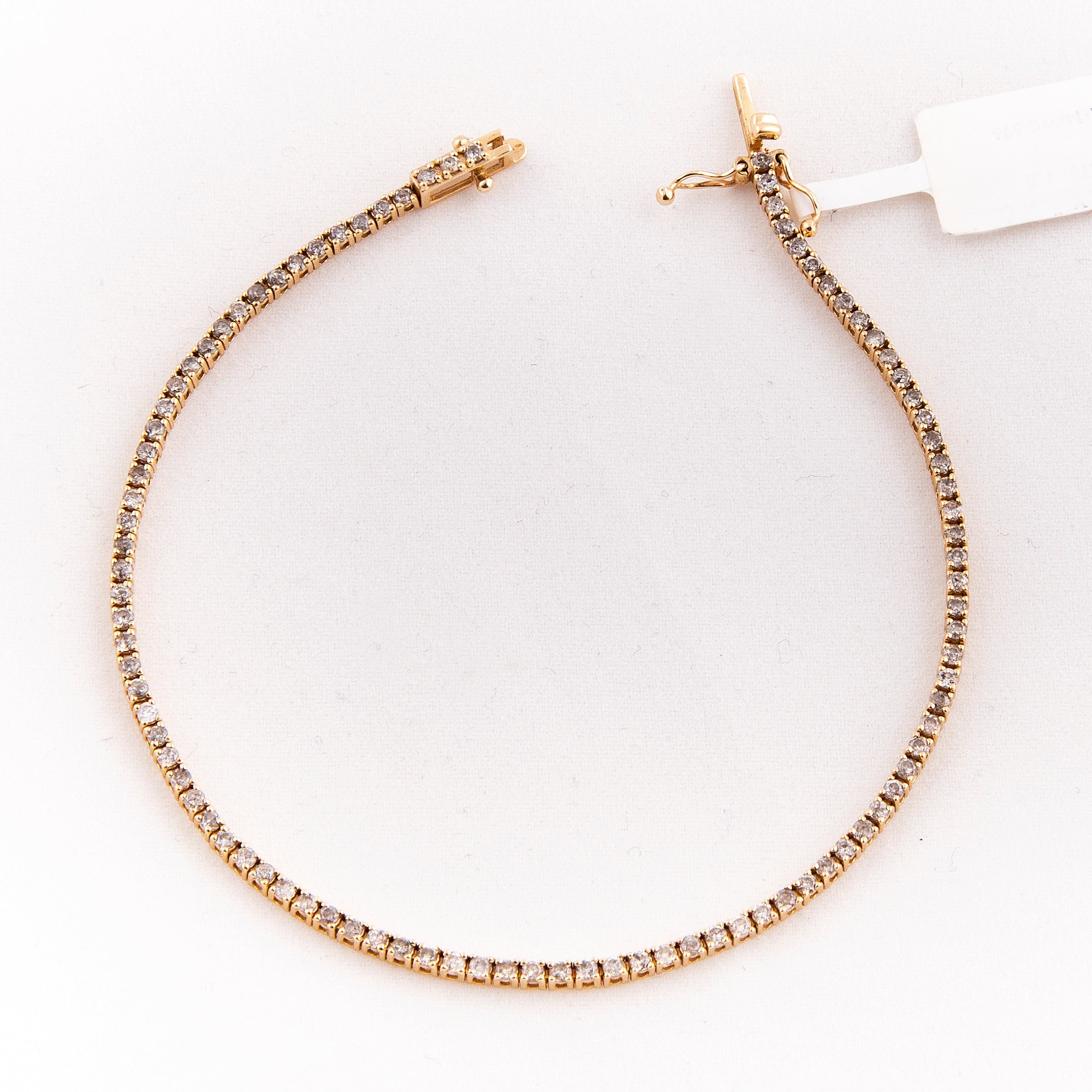 Pulsera Diamante Oro Amarillo 14K 1.5 ct.