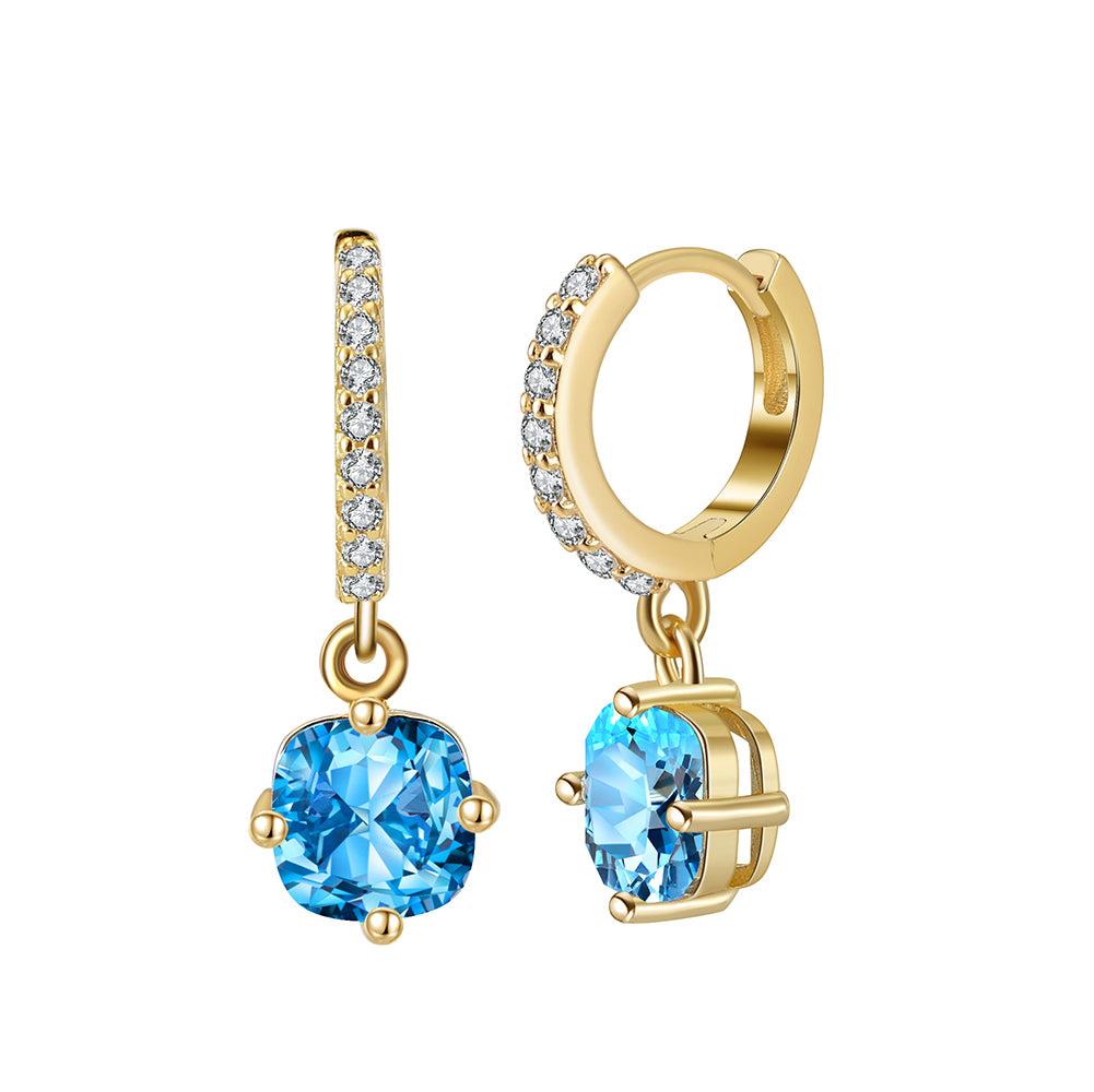 Arete Hoops Plata S925 Baño de oro 14k 2.64g