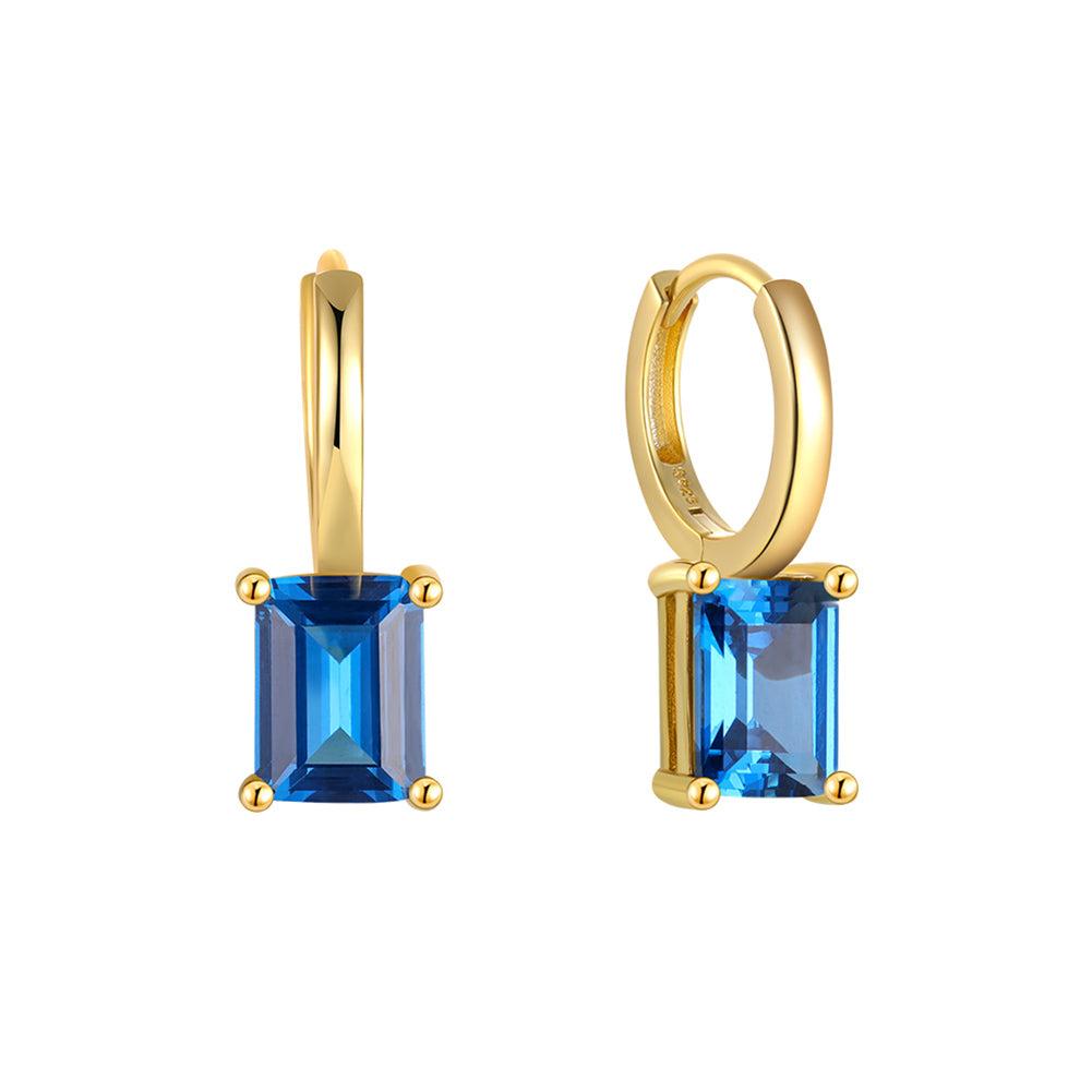 Arete Hoops Plata S925 Baño de oro 14k 2. 1g